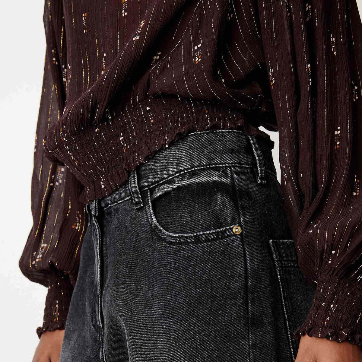 Duchess Blouse coffea domiu