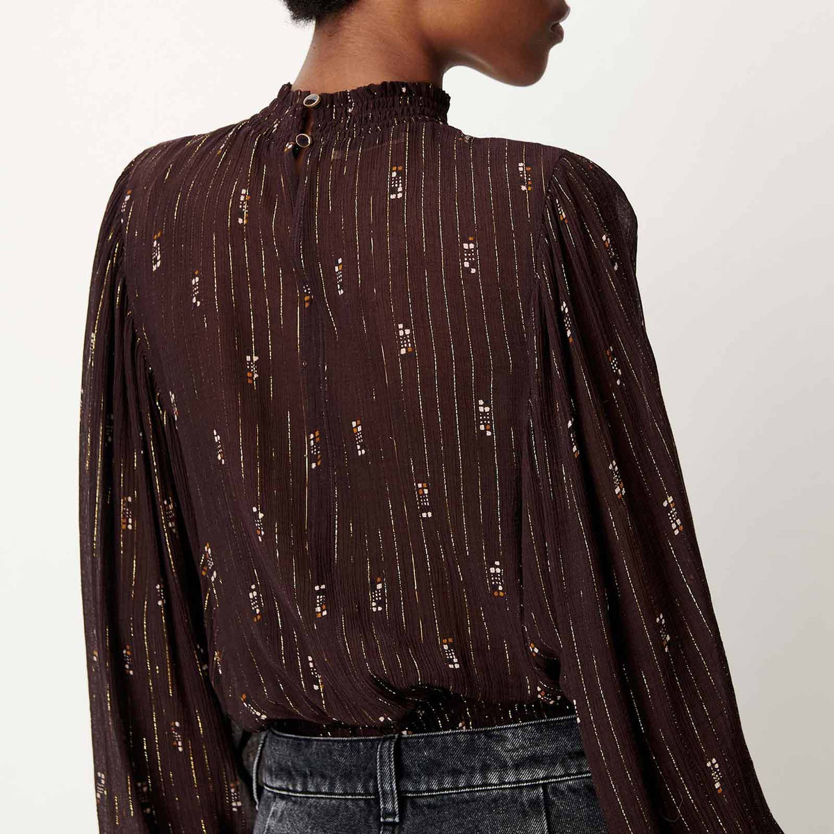 Duchess Blouse coffea domiu
