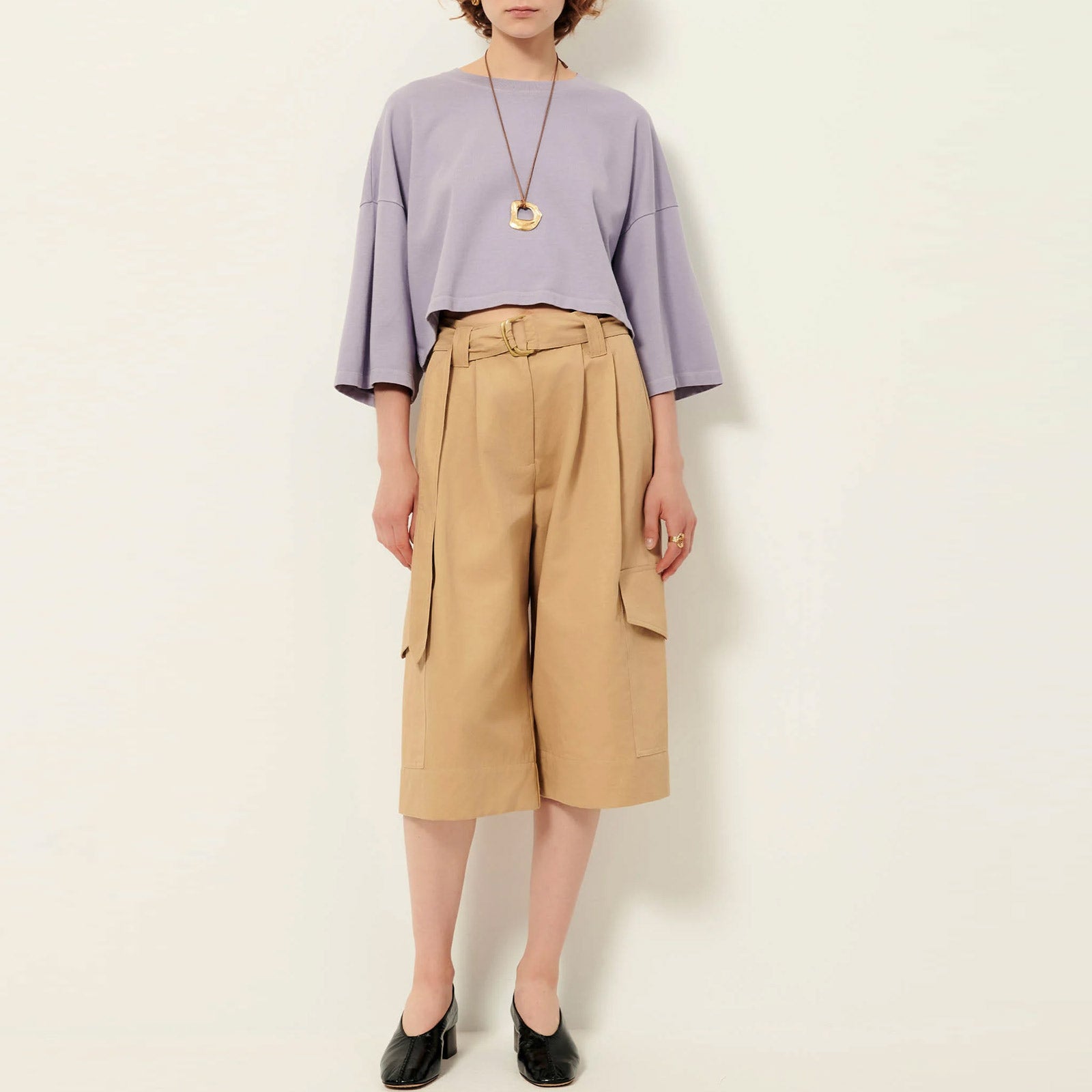 Epoteiro Oversize Tee Shirt lila stone Sessùn