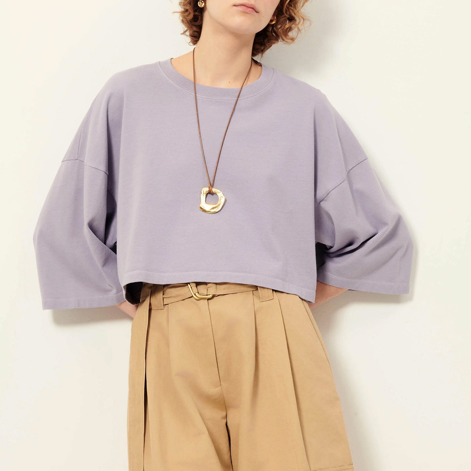 Epoteiro Oversize Tee Shirt lila stone Sessùn