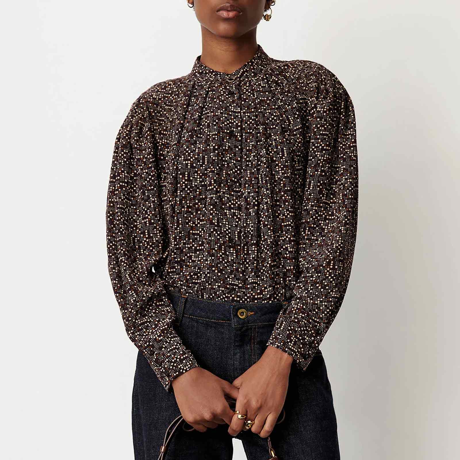 Esperanzo Blouse coffea pianoroll