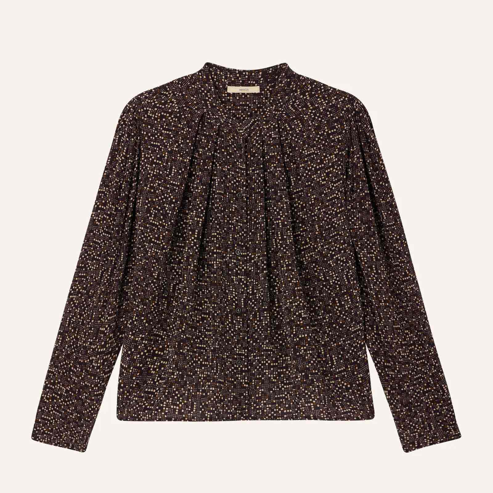 Esperanzo Blouse coffea pianoroll