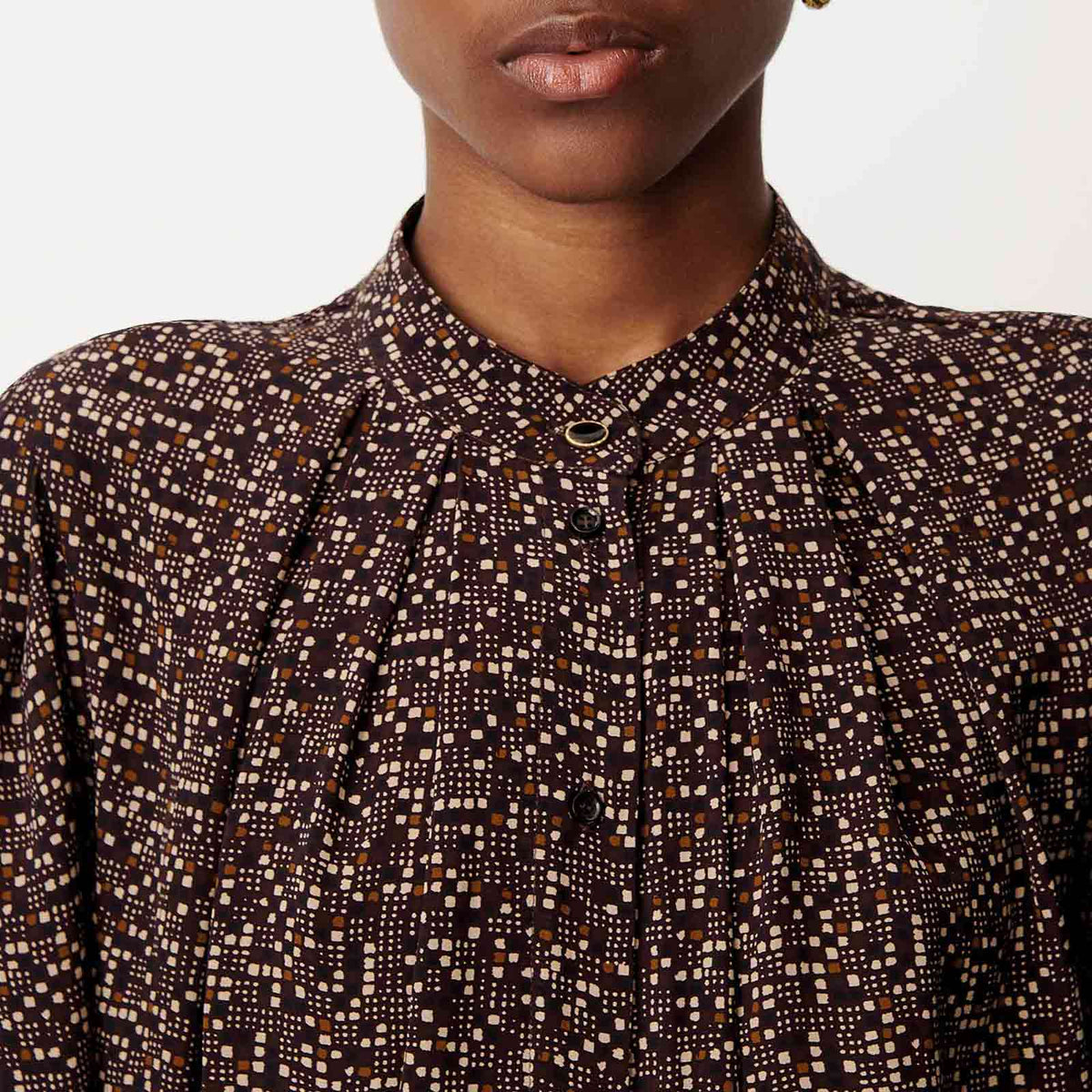 Esperanzo Blouse coffea pianoroll