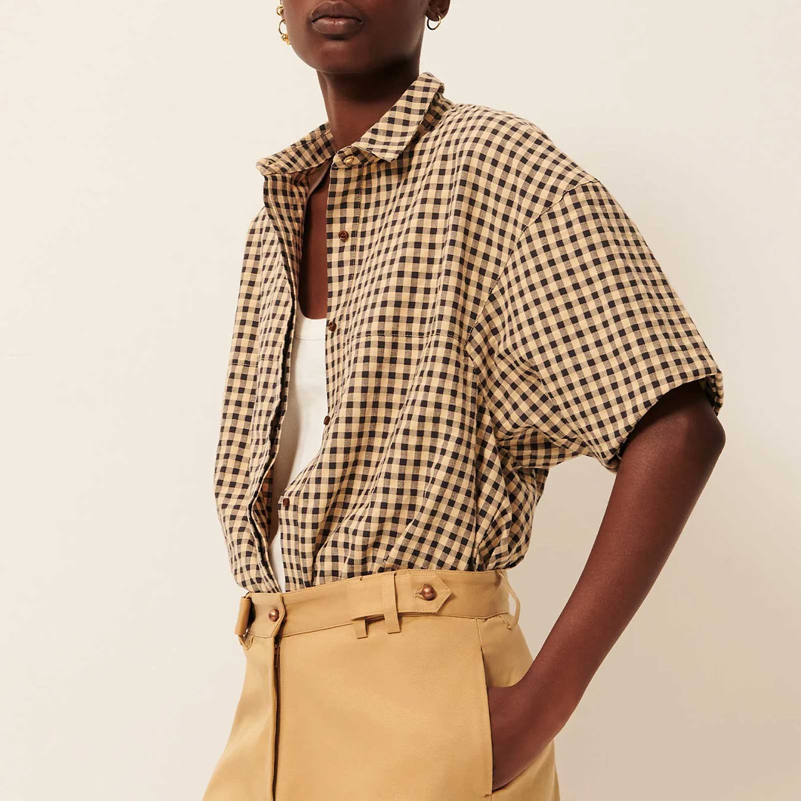 Florentina Blouse sandblack Sessùn