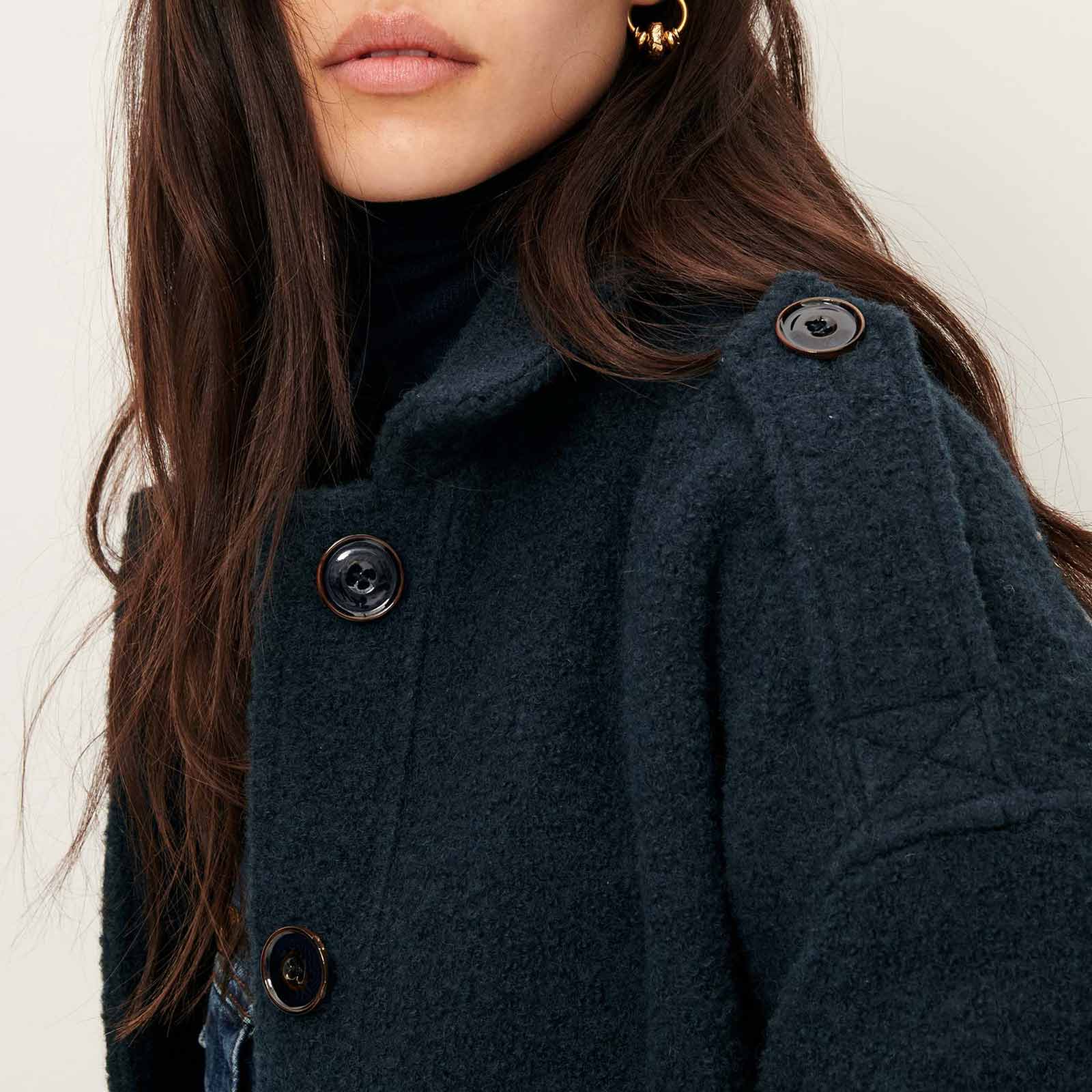 Harrison Short Coat night shadow Sessùn