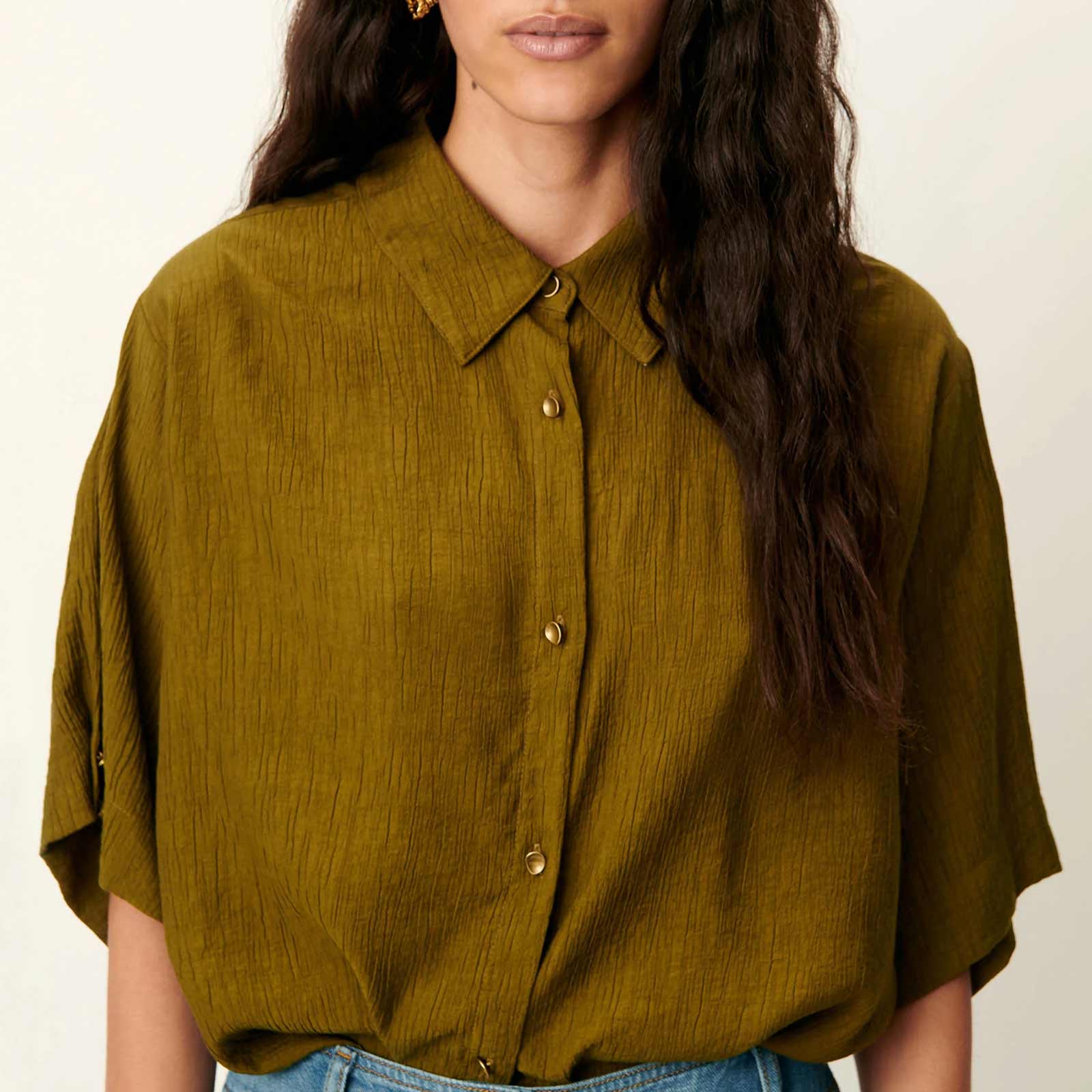 Kalya Shirt agave green Sessùn
