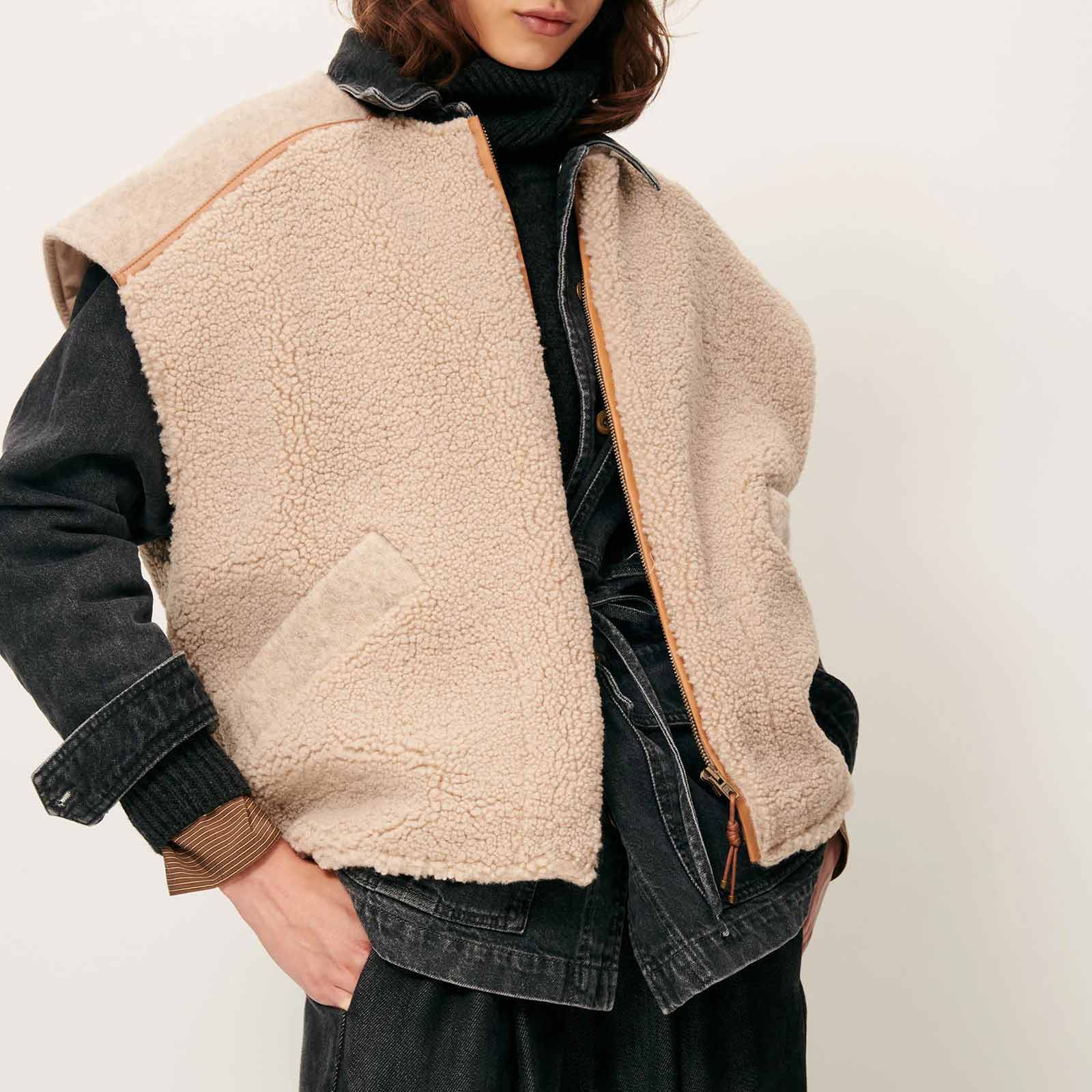 Mounty Vest fossil Sessùn