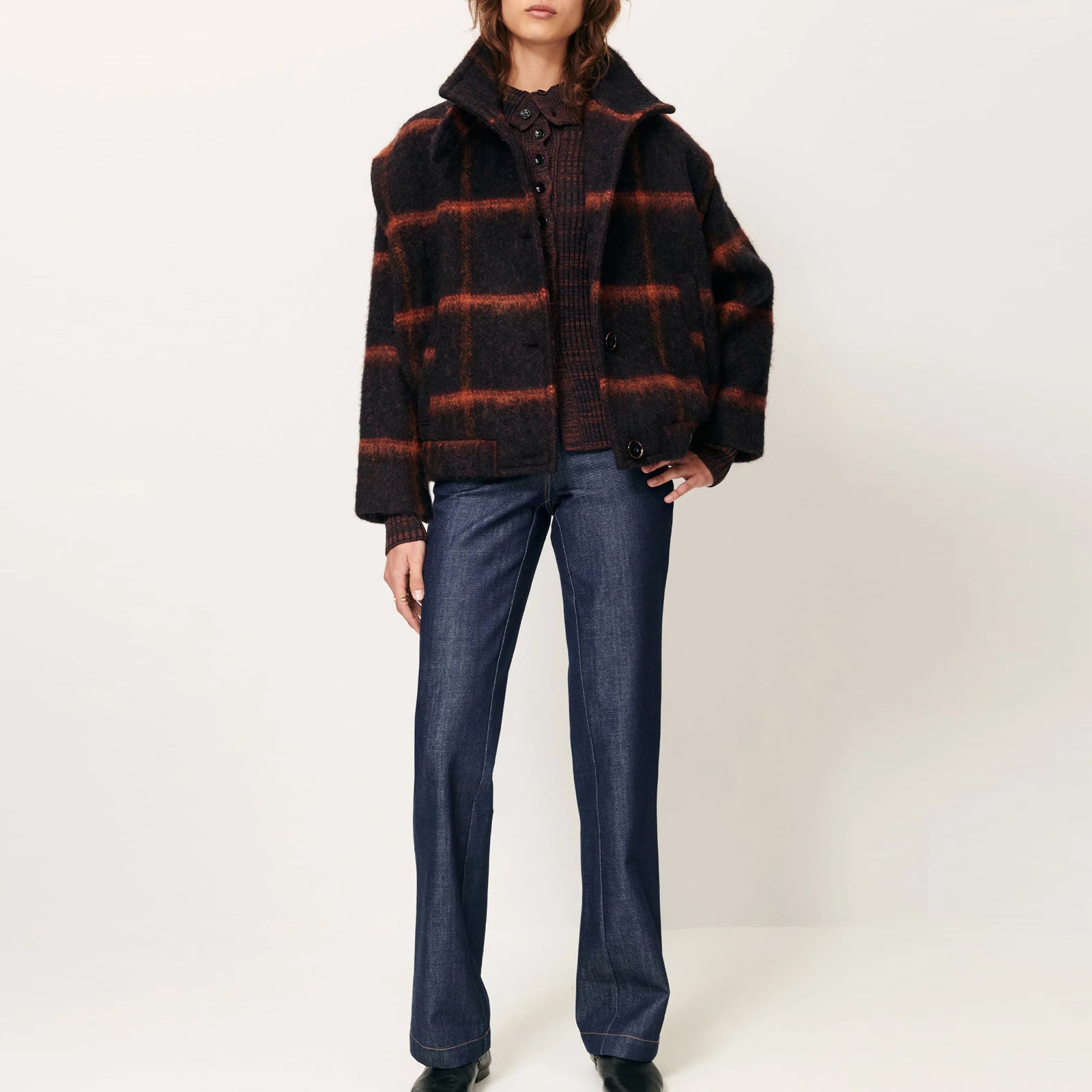 Paolino Jacket navyrust Sessùn