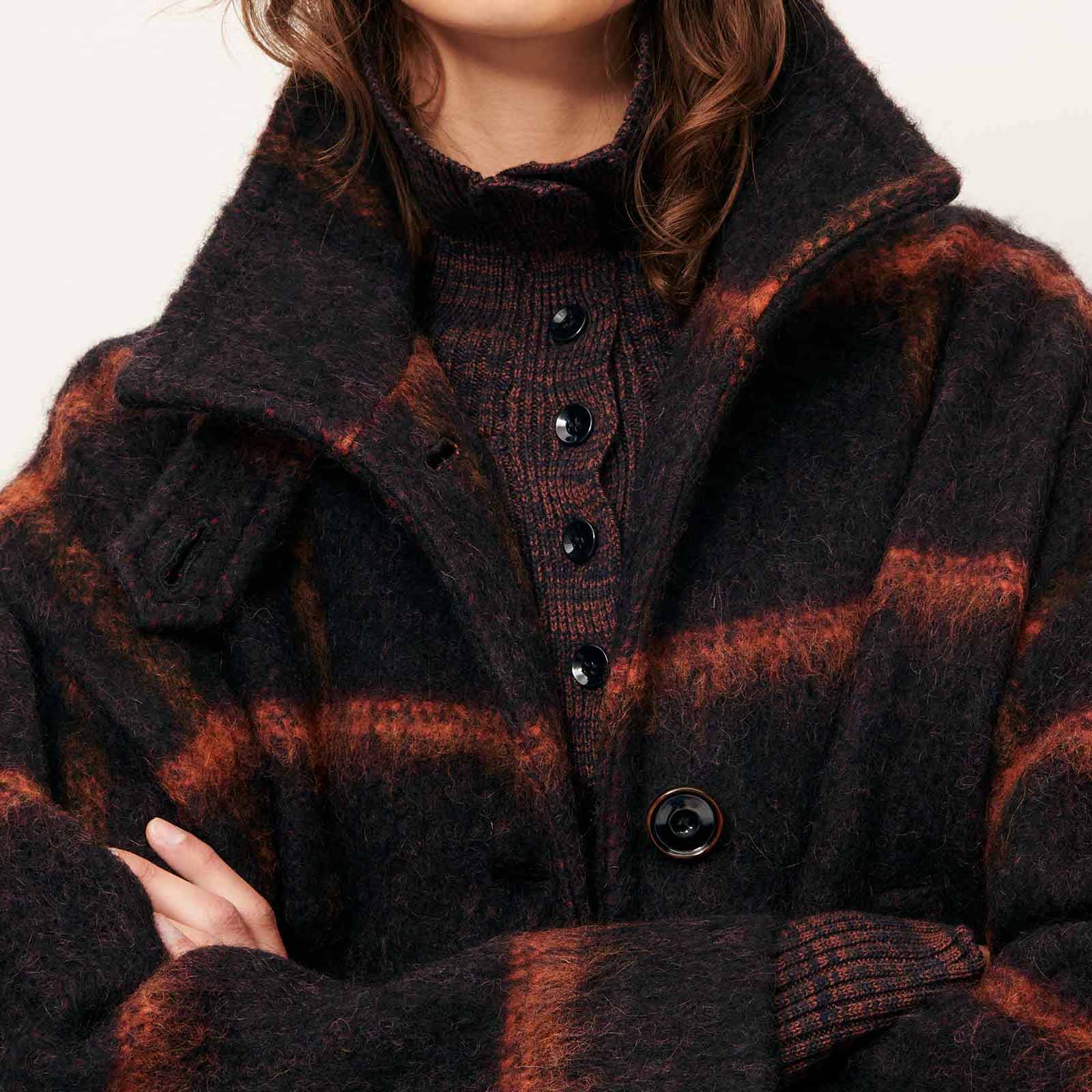 Paolino Jacket navyrust Sessùn