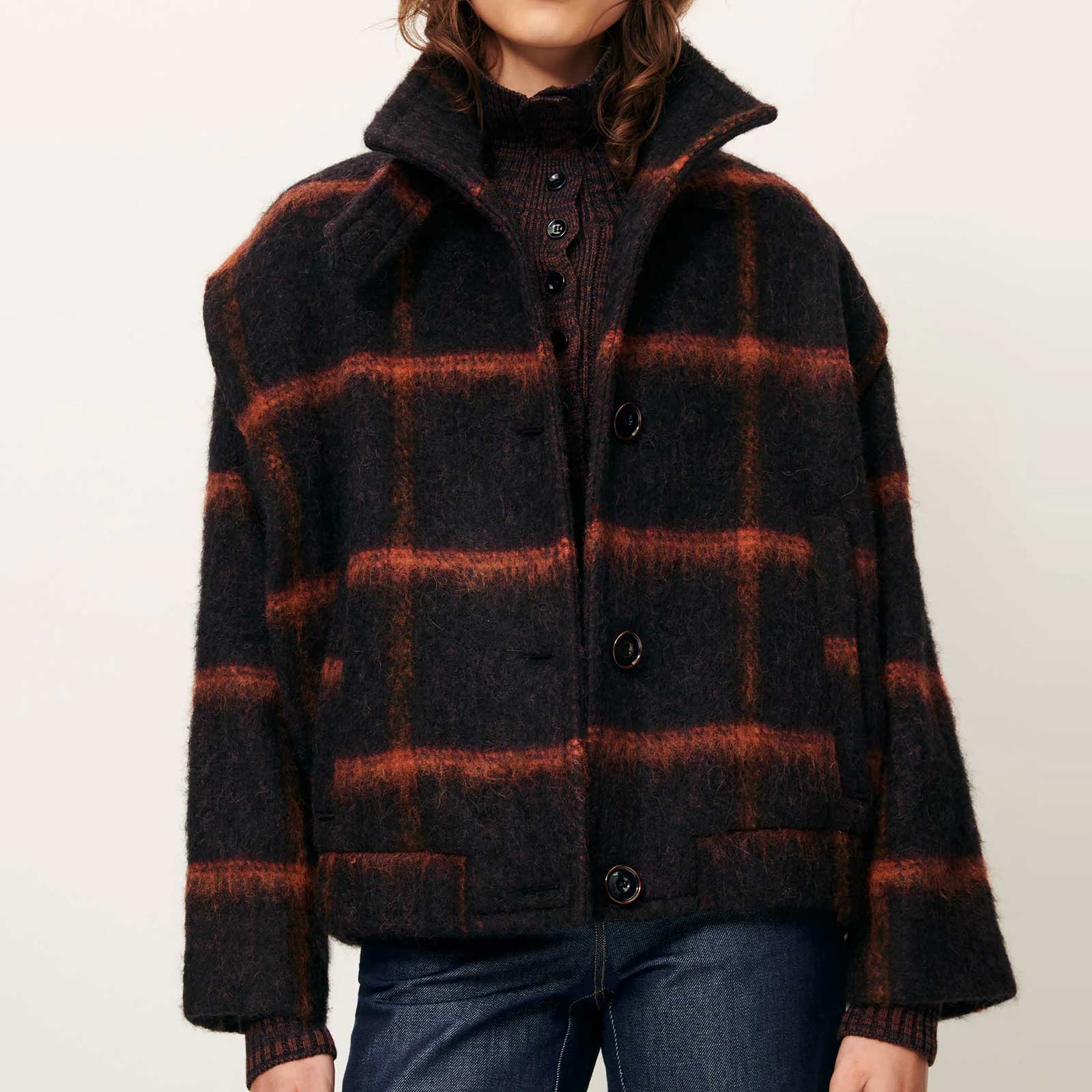 Paolino Jacket navyrust Sessùn