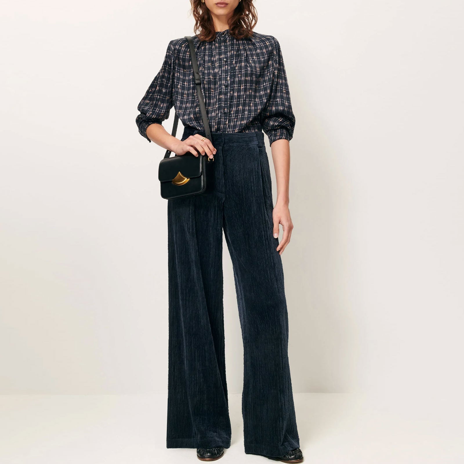 Paseo Cord Trousers night shadow Sessùn