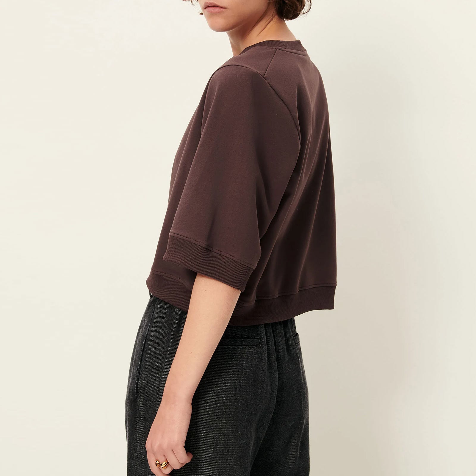 Pova Heavy Tee Shirt espresso Sessùn