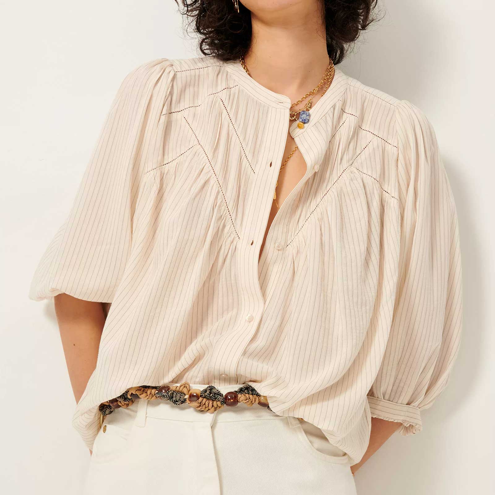 Savi Blouse sandblack Sessùn