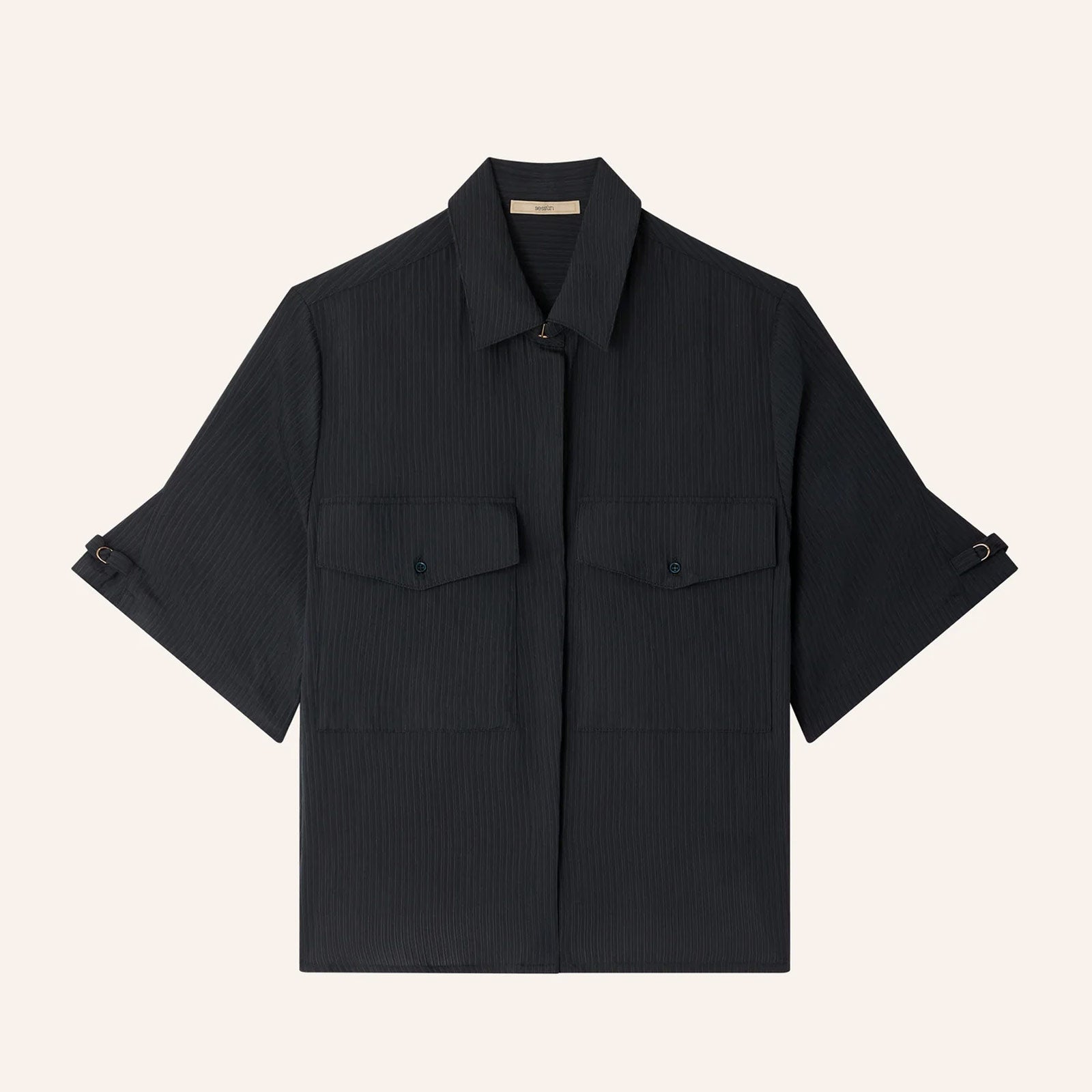 Simonin Shirt smoke green Sessùn