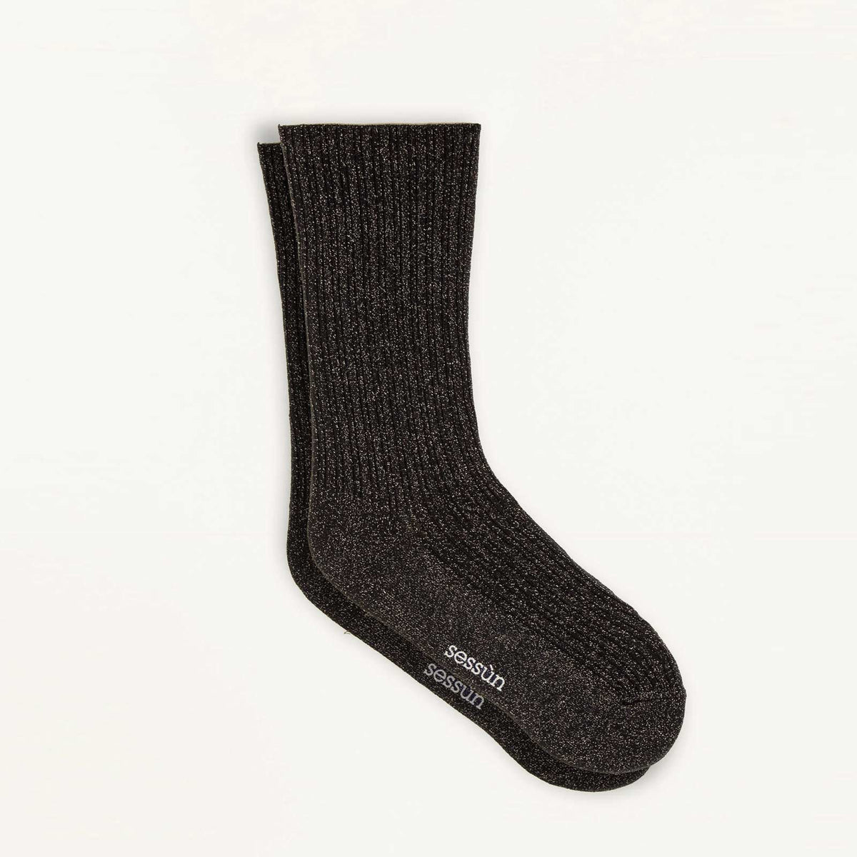 Sokini Lurex Knit Socks blackluz