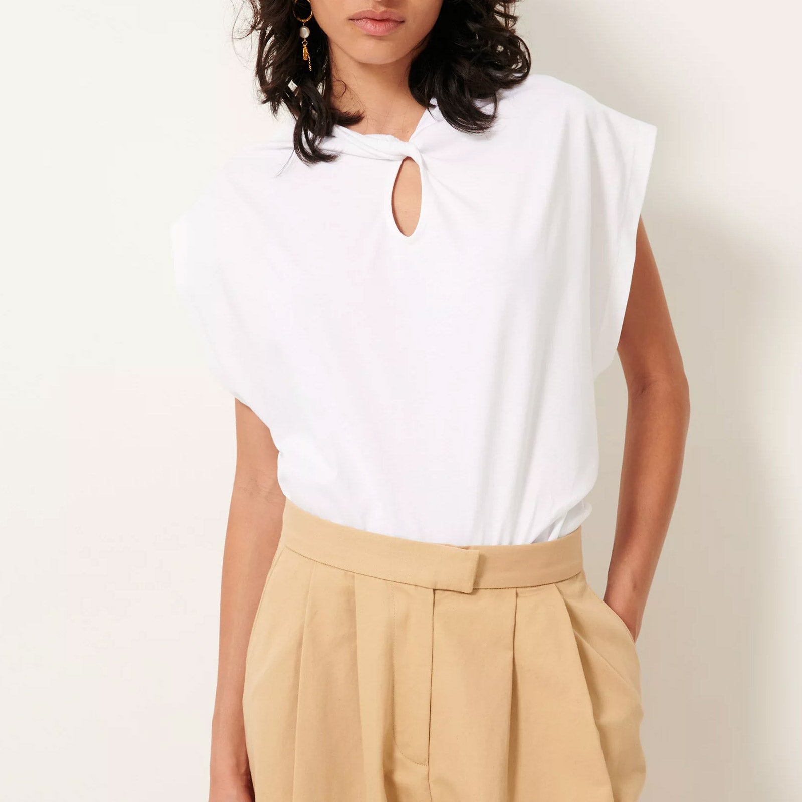 Twist & Shout Top optical white