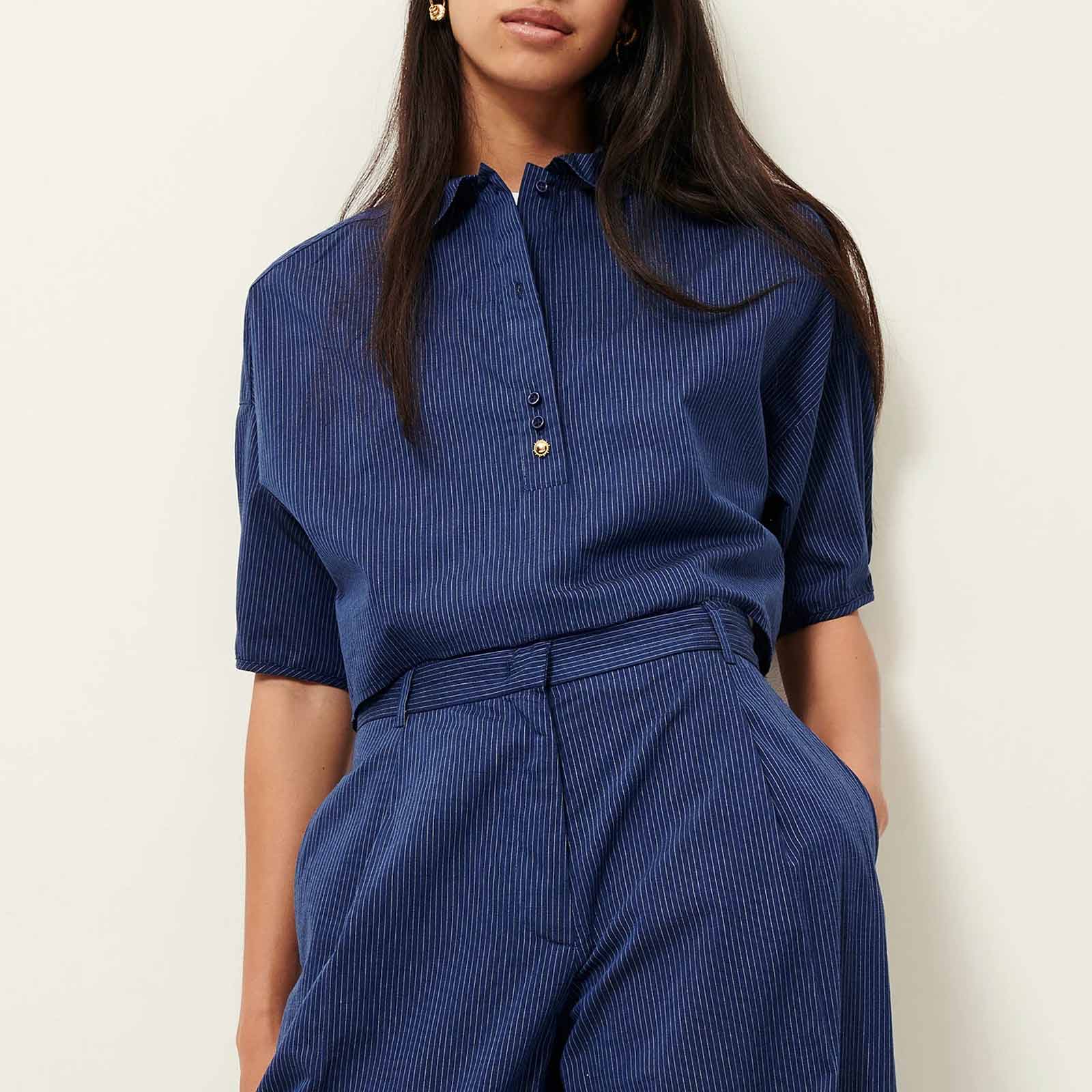 U Shirt blazer blue Sessùn