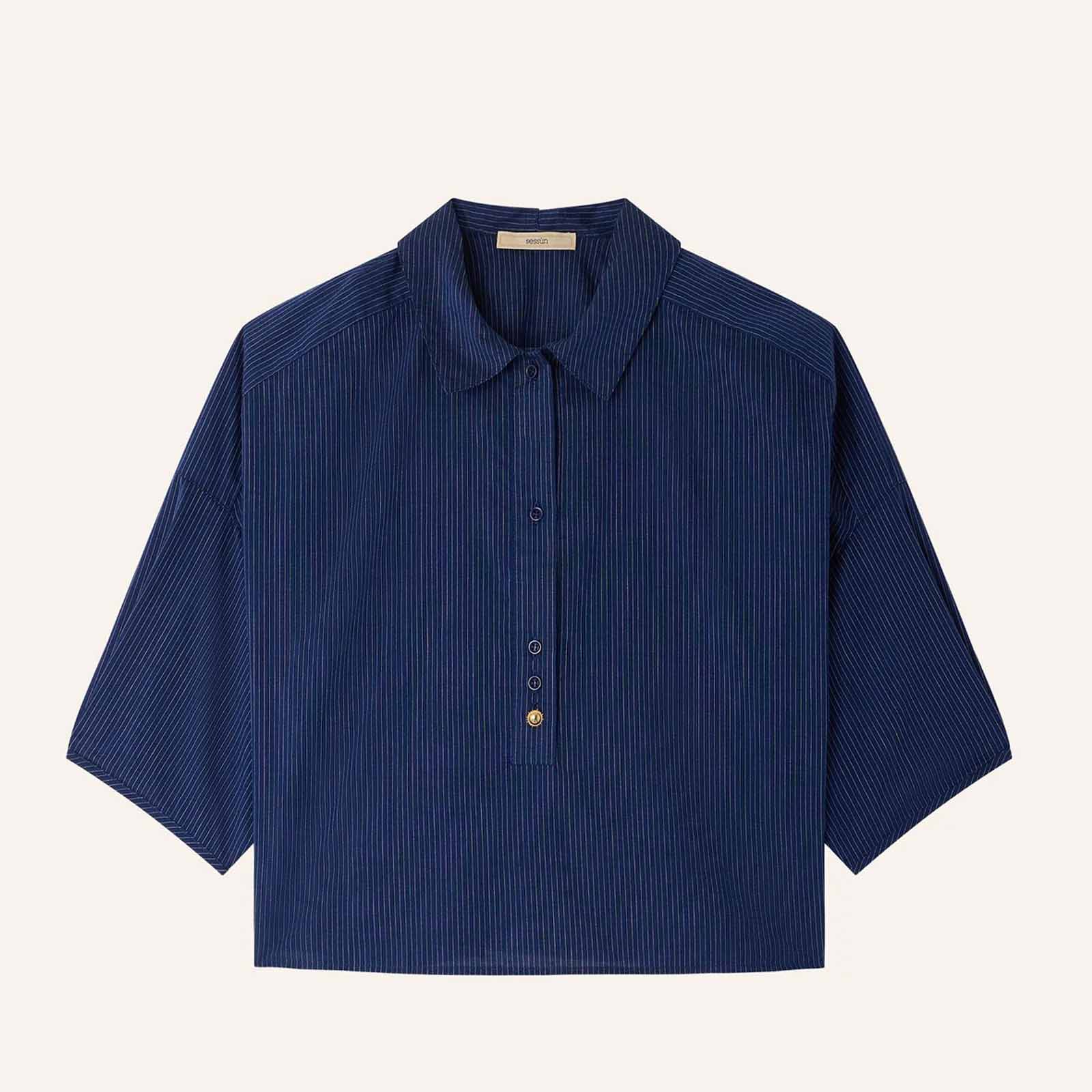 U Shirt blazer blue Sessùn