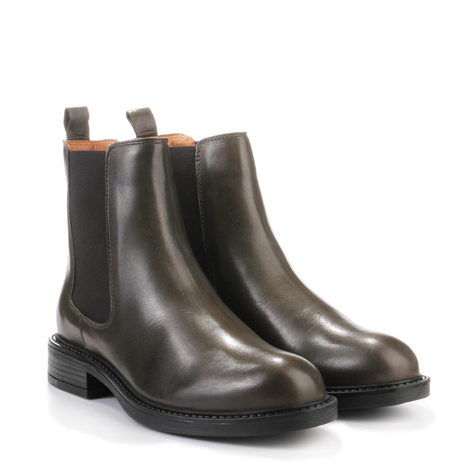 Camryn Chelsea Boots khaki leather