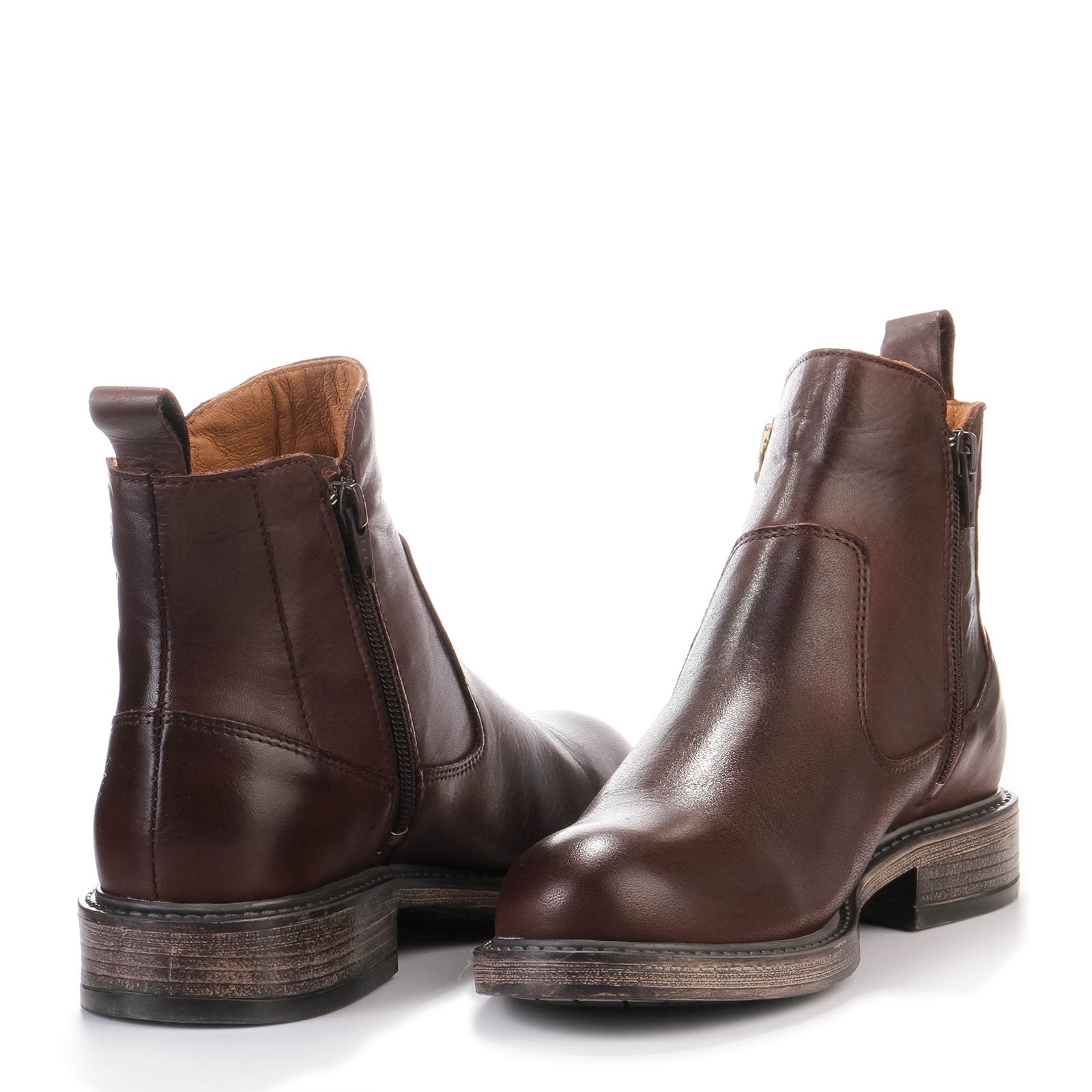 Claudia Boots ebony leather Shoedesign Copenhagen