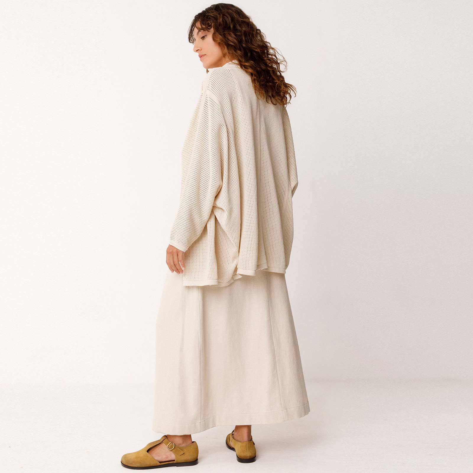 Aras Cardigan ivory SKFK