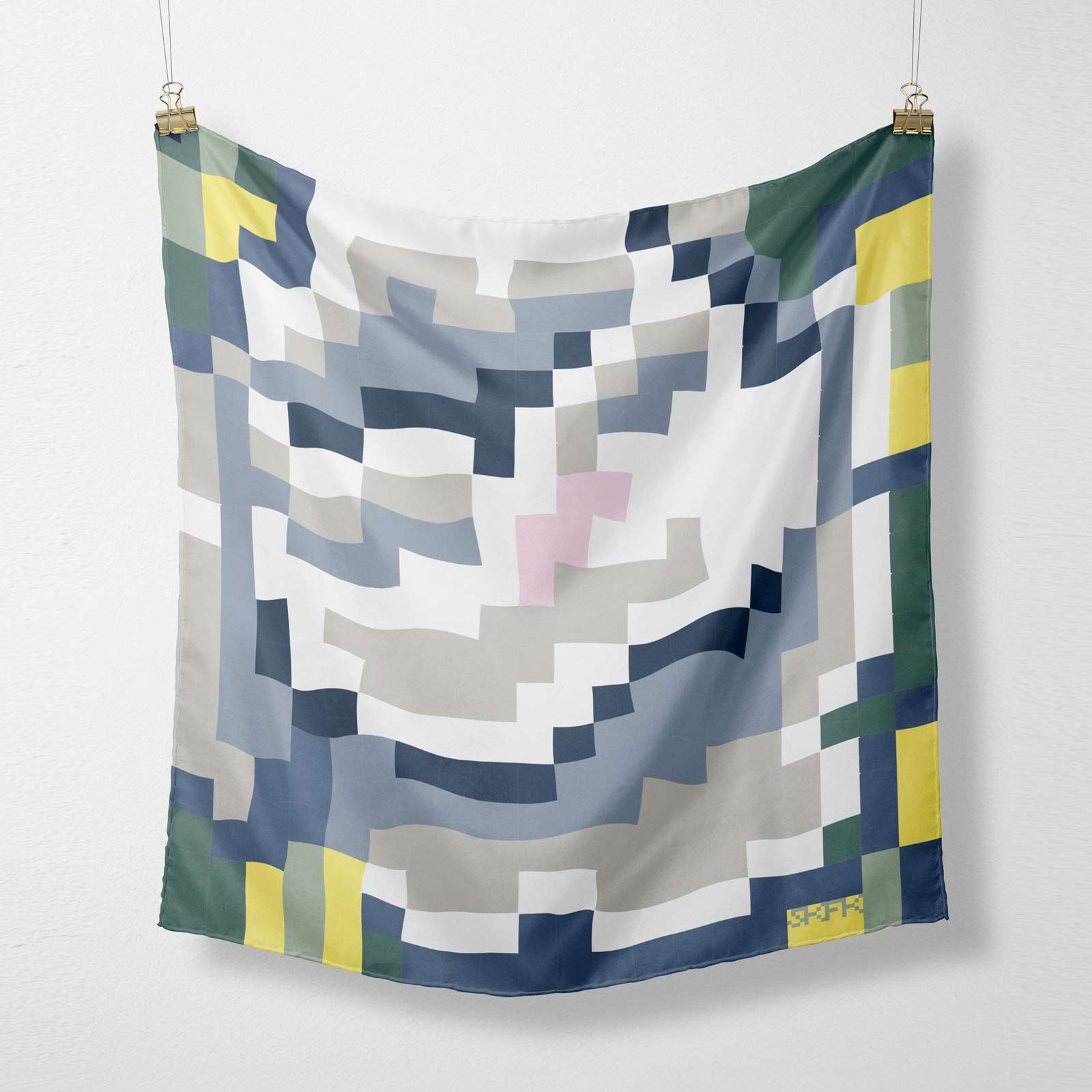Ayena Scarf blue multicolour
