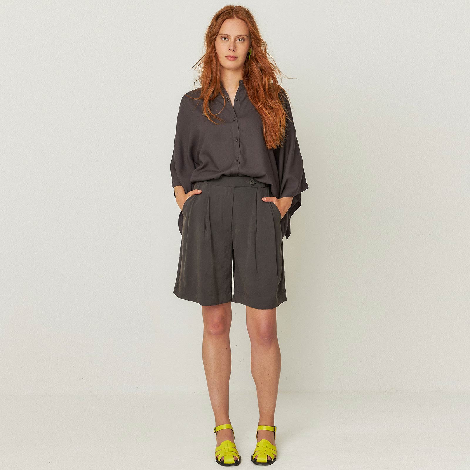 Doltza Shirt dark khaki