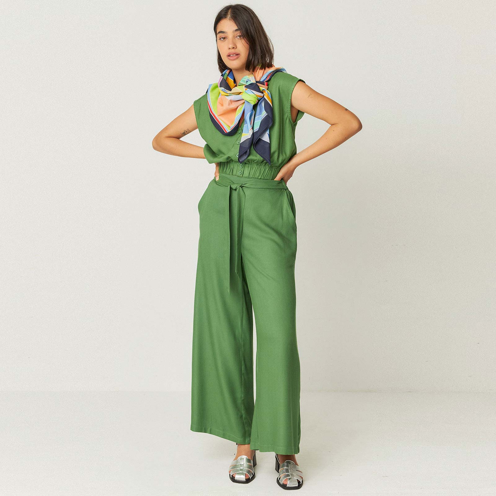 Dona Pants basil green