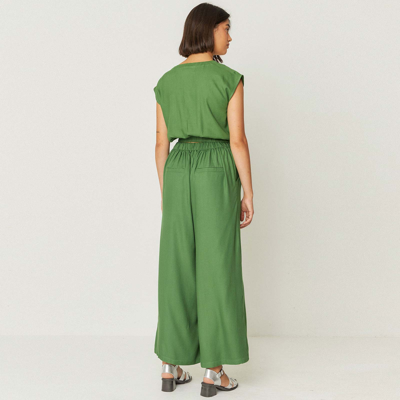 Dona Pants basil green