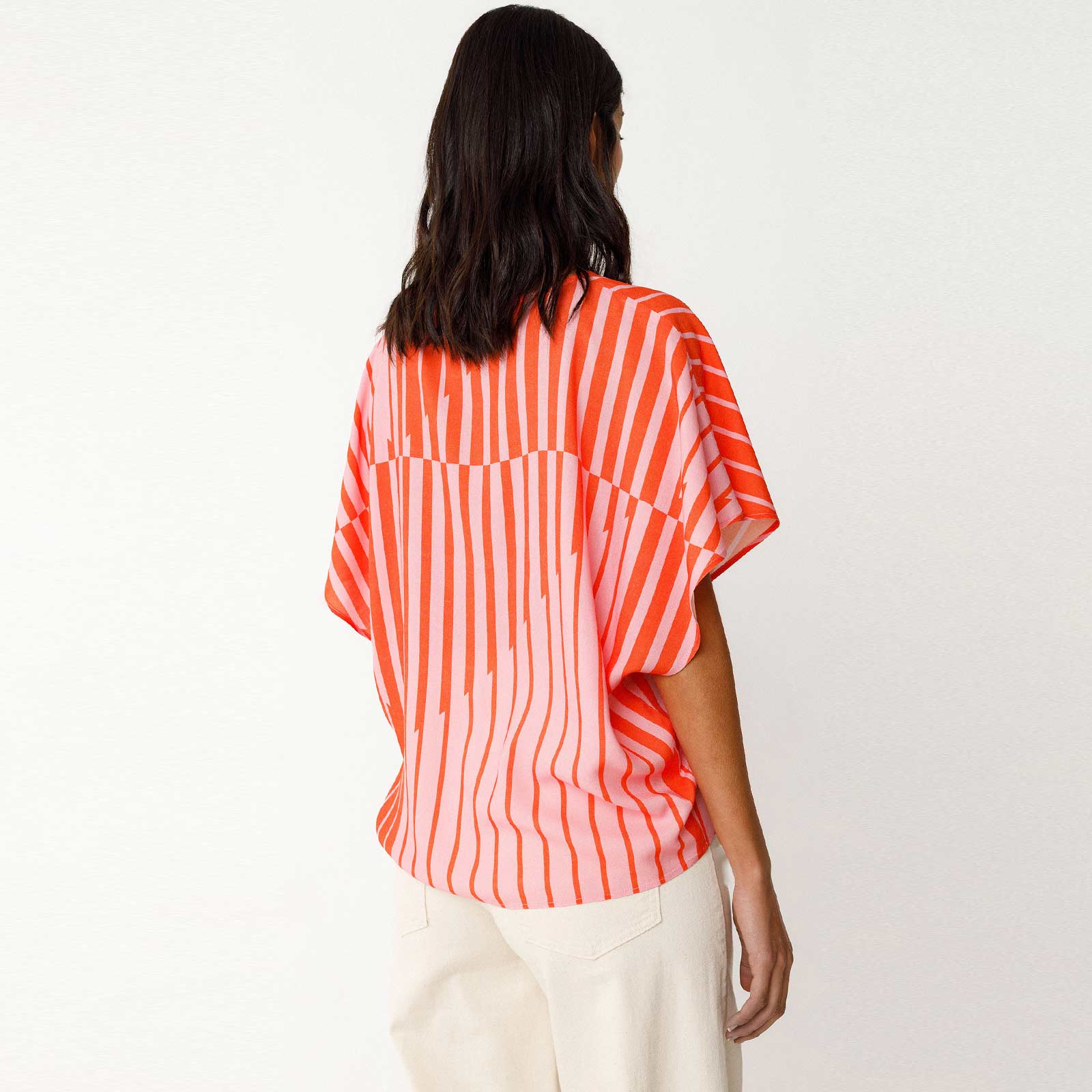 Hahan Shirt red stripes SKFK