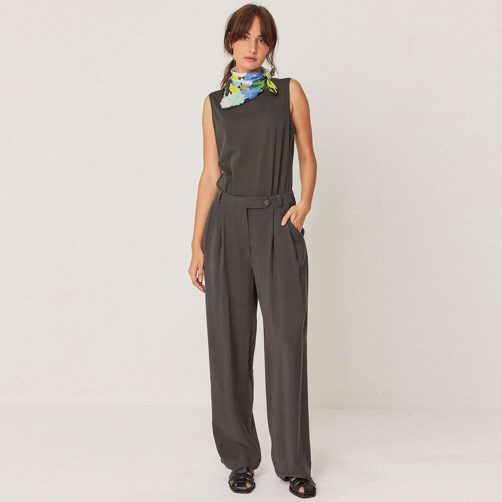 Haide Pants dark khaki