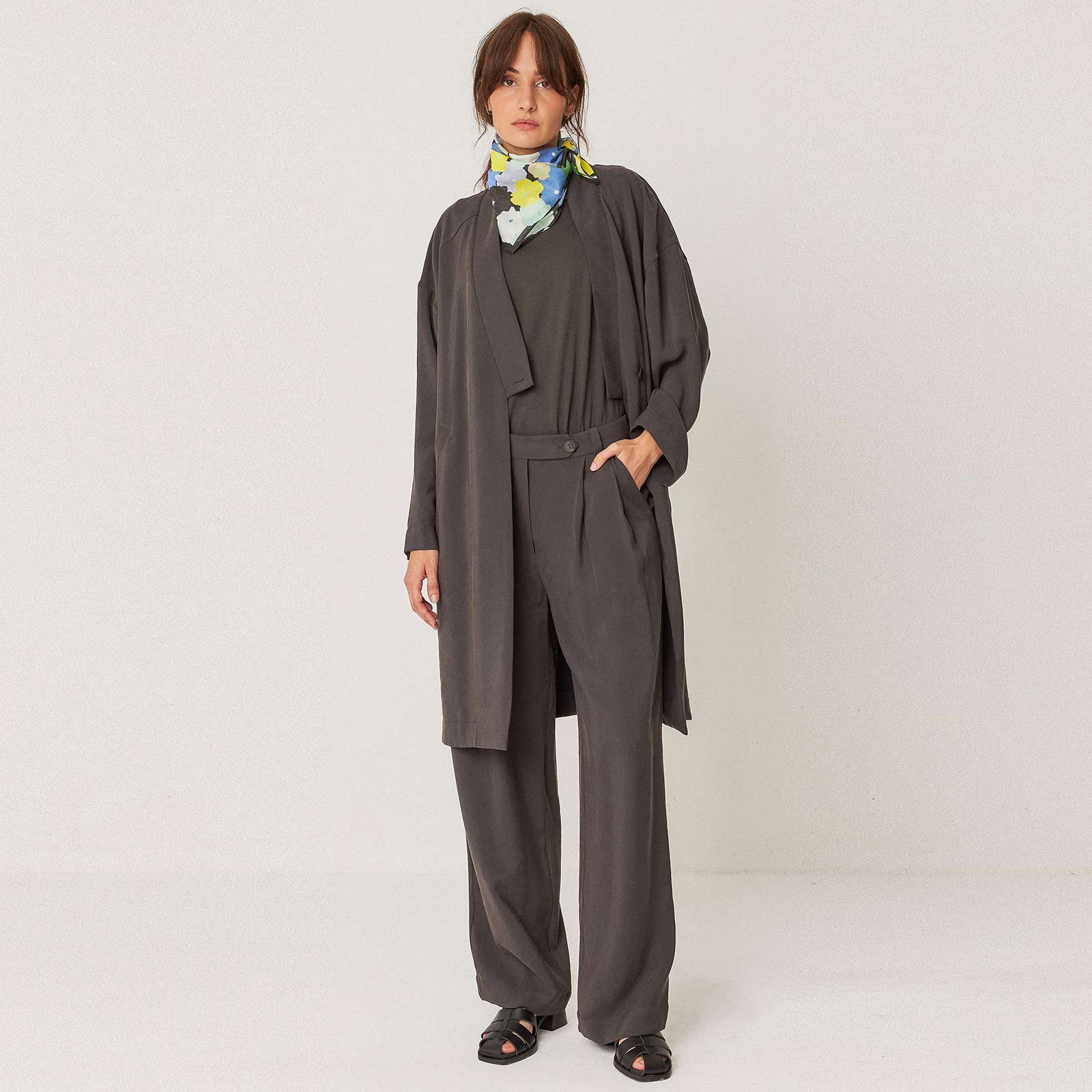Haide Pants dark khaki