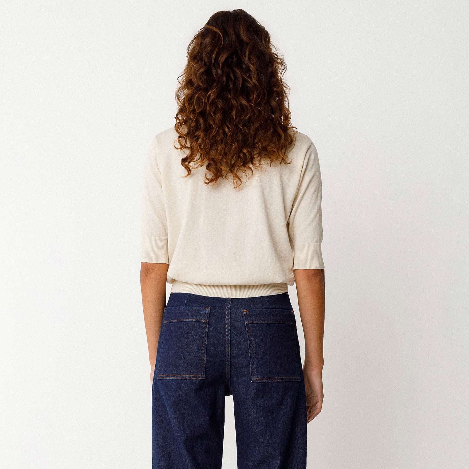 Muike Sweater ivory SSW00808-13 SKFK