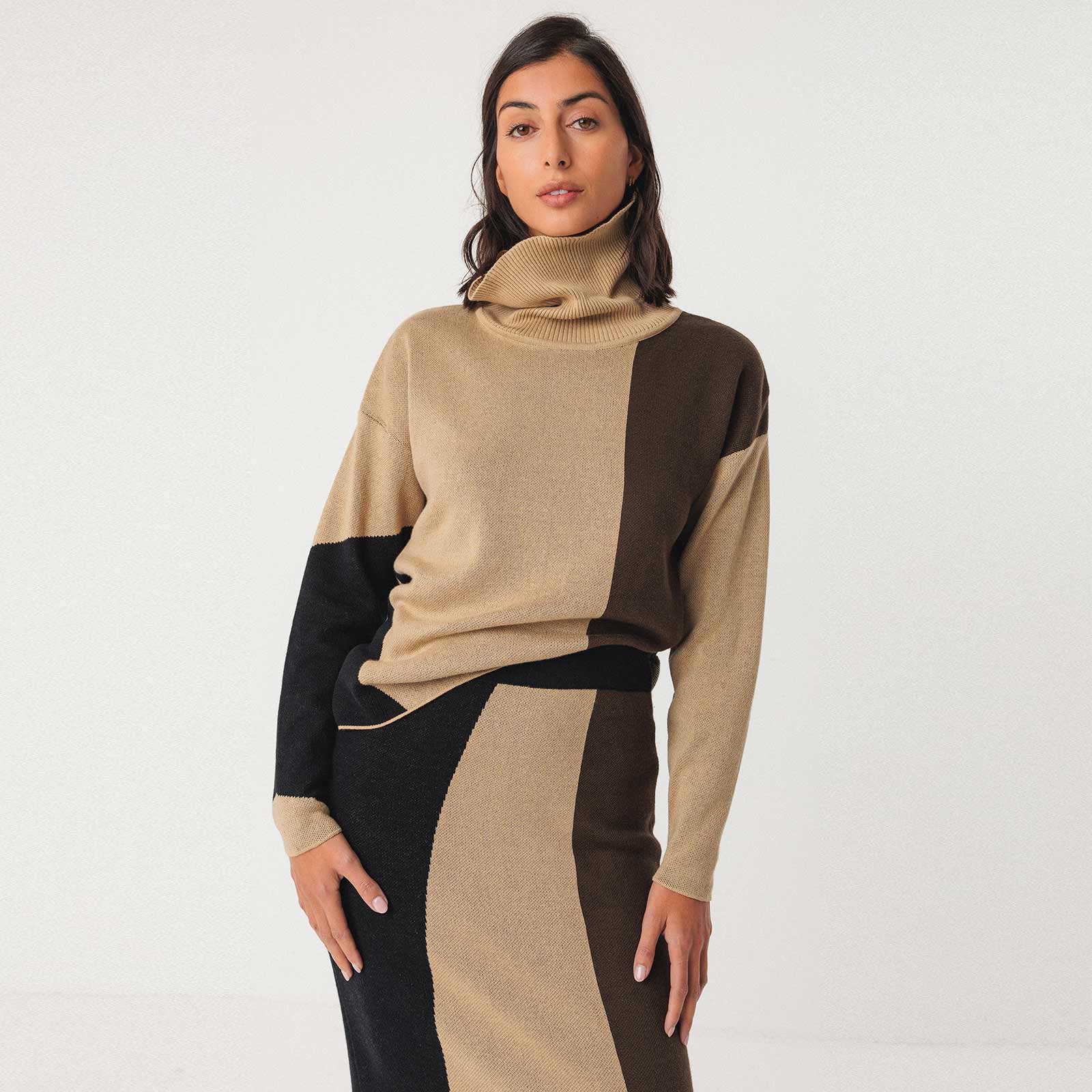 Rita Sweater beige WSW00746-61 SKFK