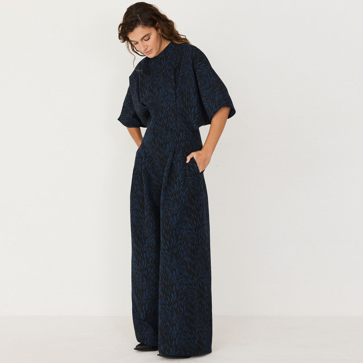 Siloe Jumpsuit leaves