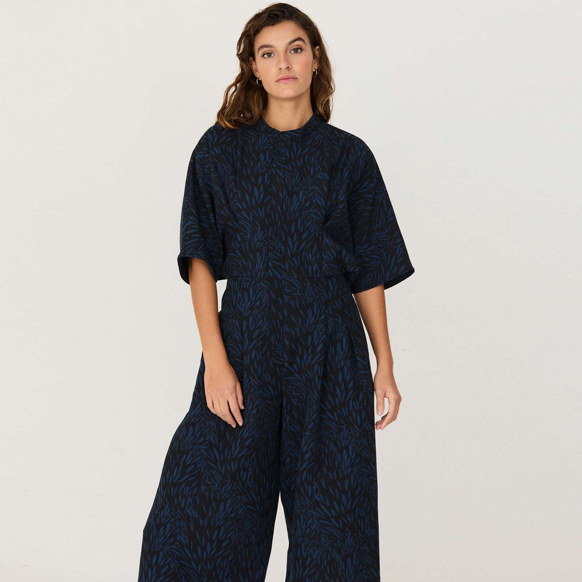 Siloe Jumpsuit leaves