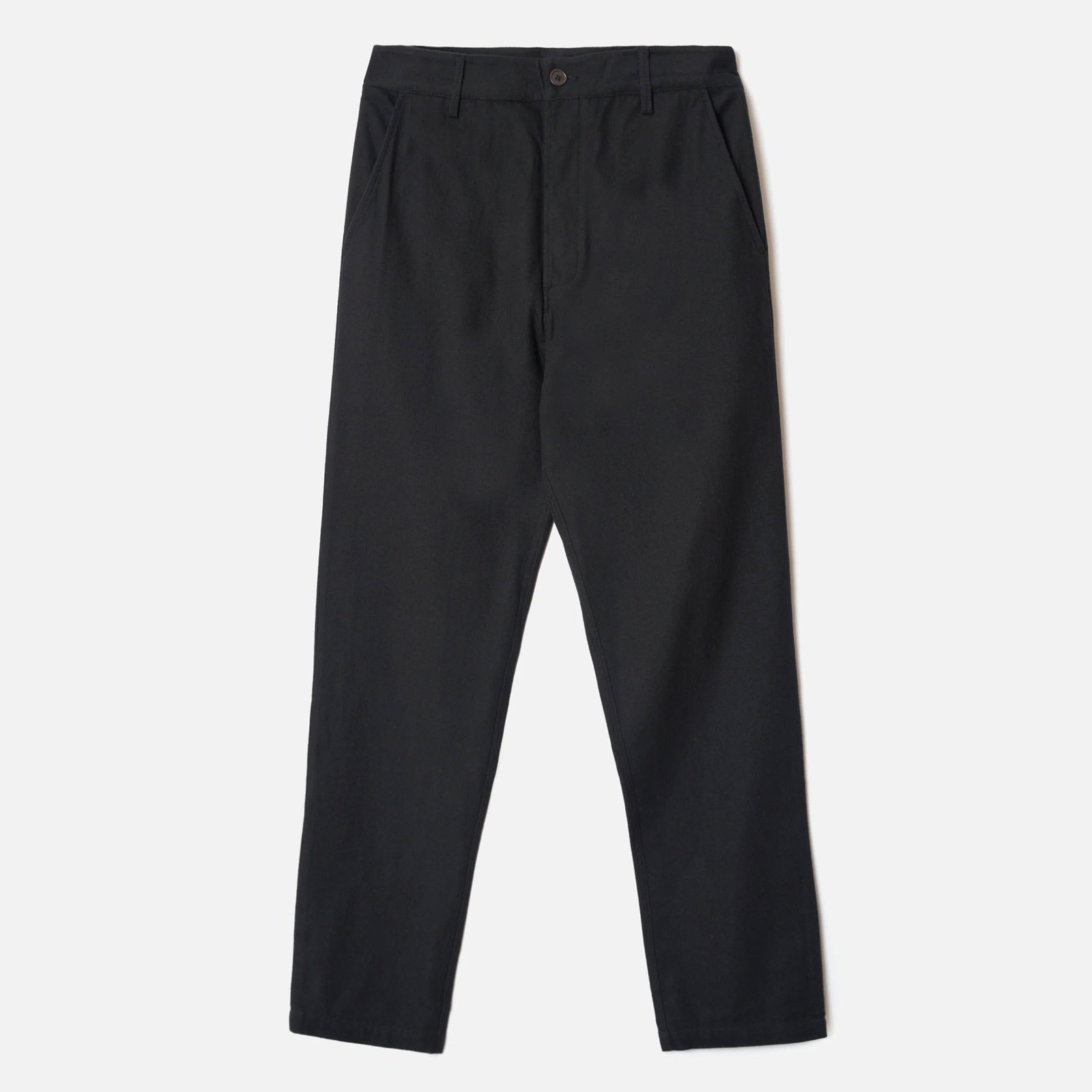 Brushed Moleskin Military Chino black