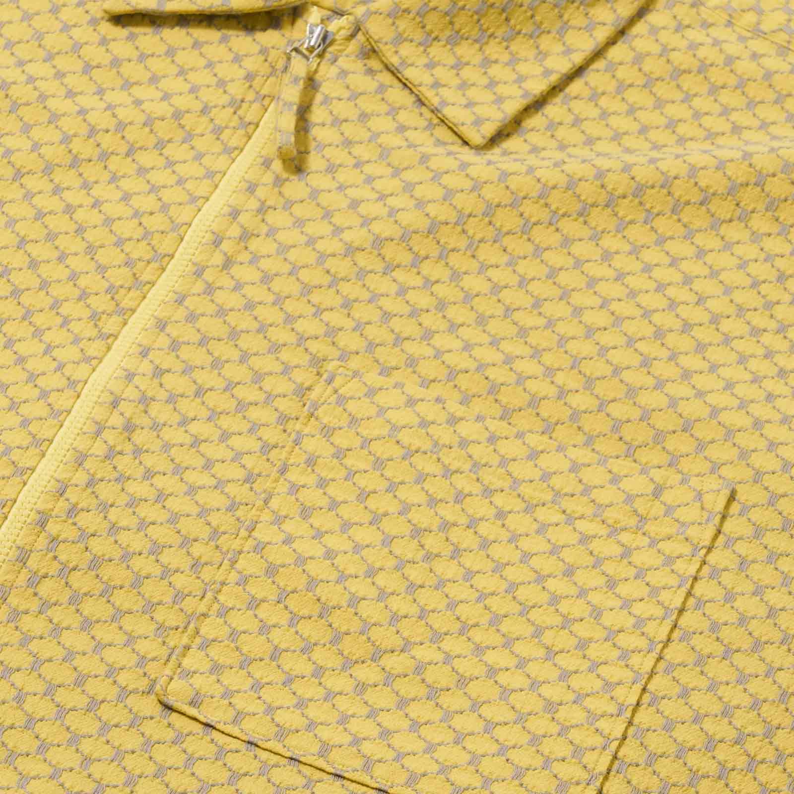 Mykonos Cotton Zip Shirt yellow Universal Works