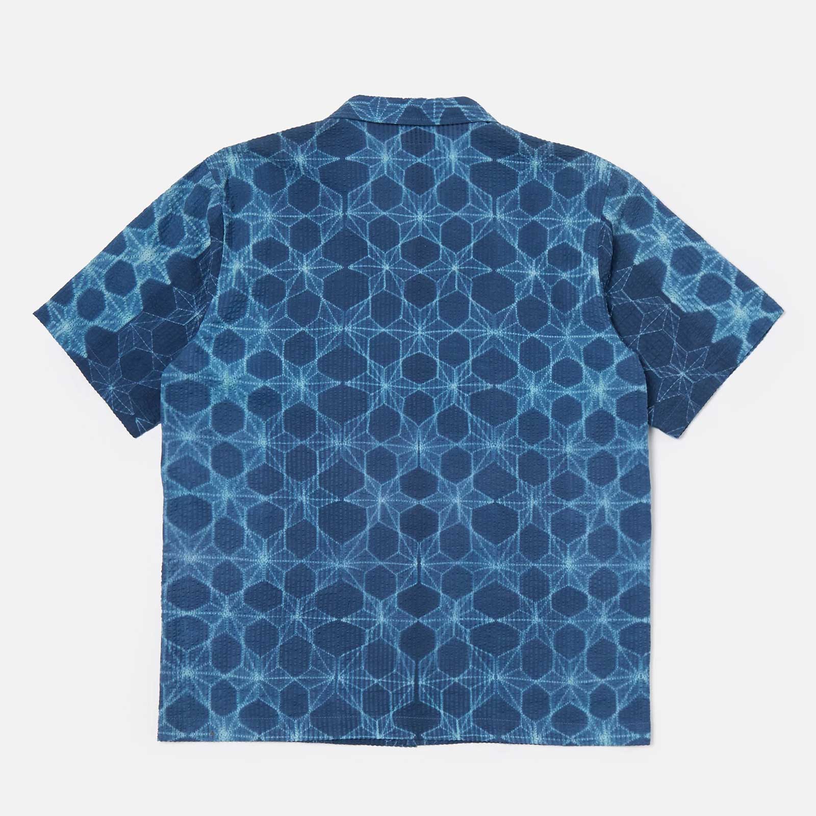 Road Shirt Needle Tye N Dye indigo