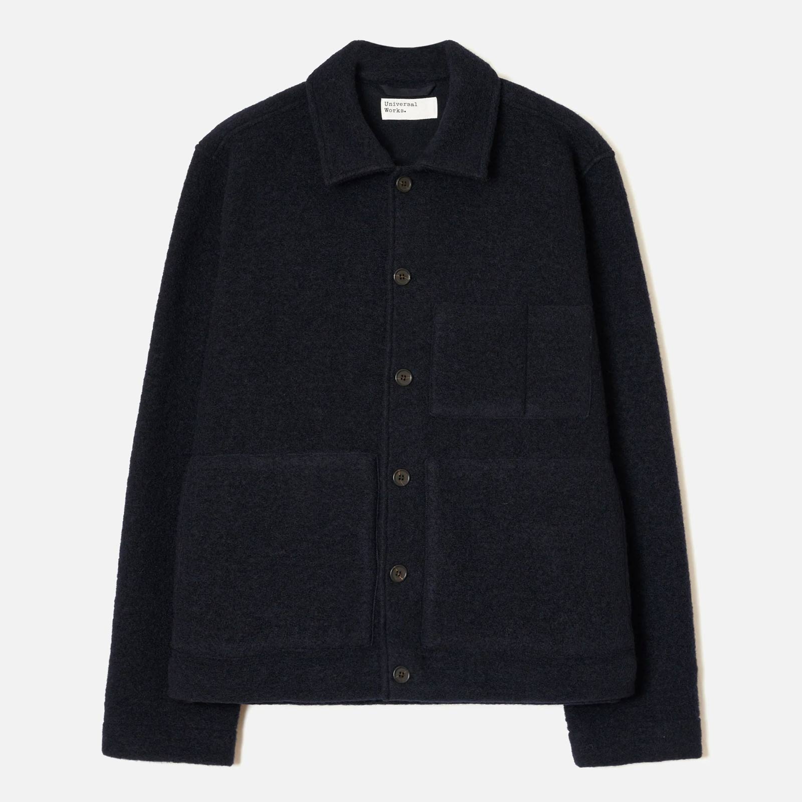 Wool Fleece Uniform Jacket navy
