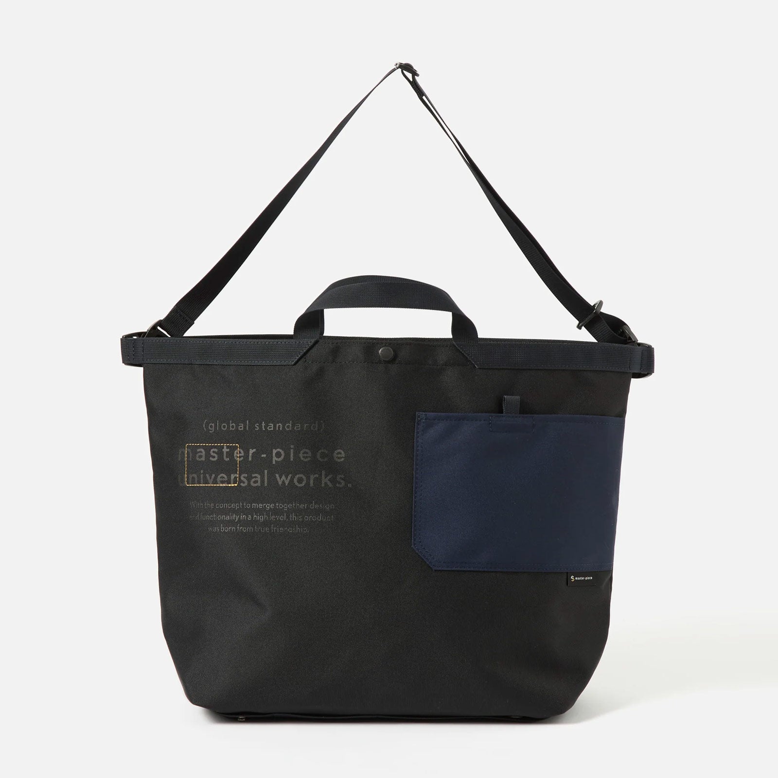 master-piece x Universal Works Large Tote Bag black