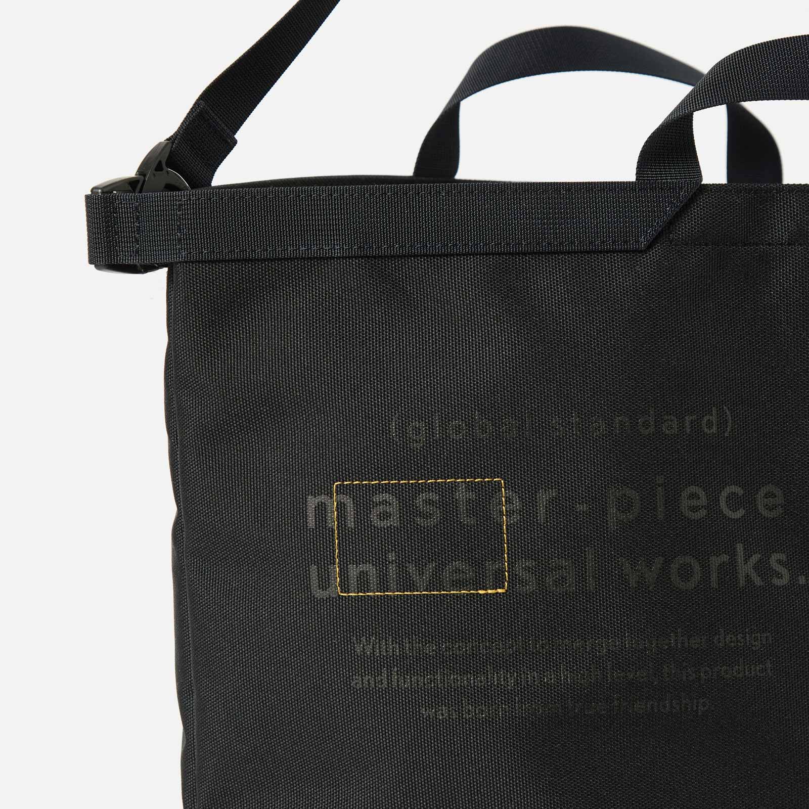 master-piece x Universal Works Large Tote Bag black