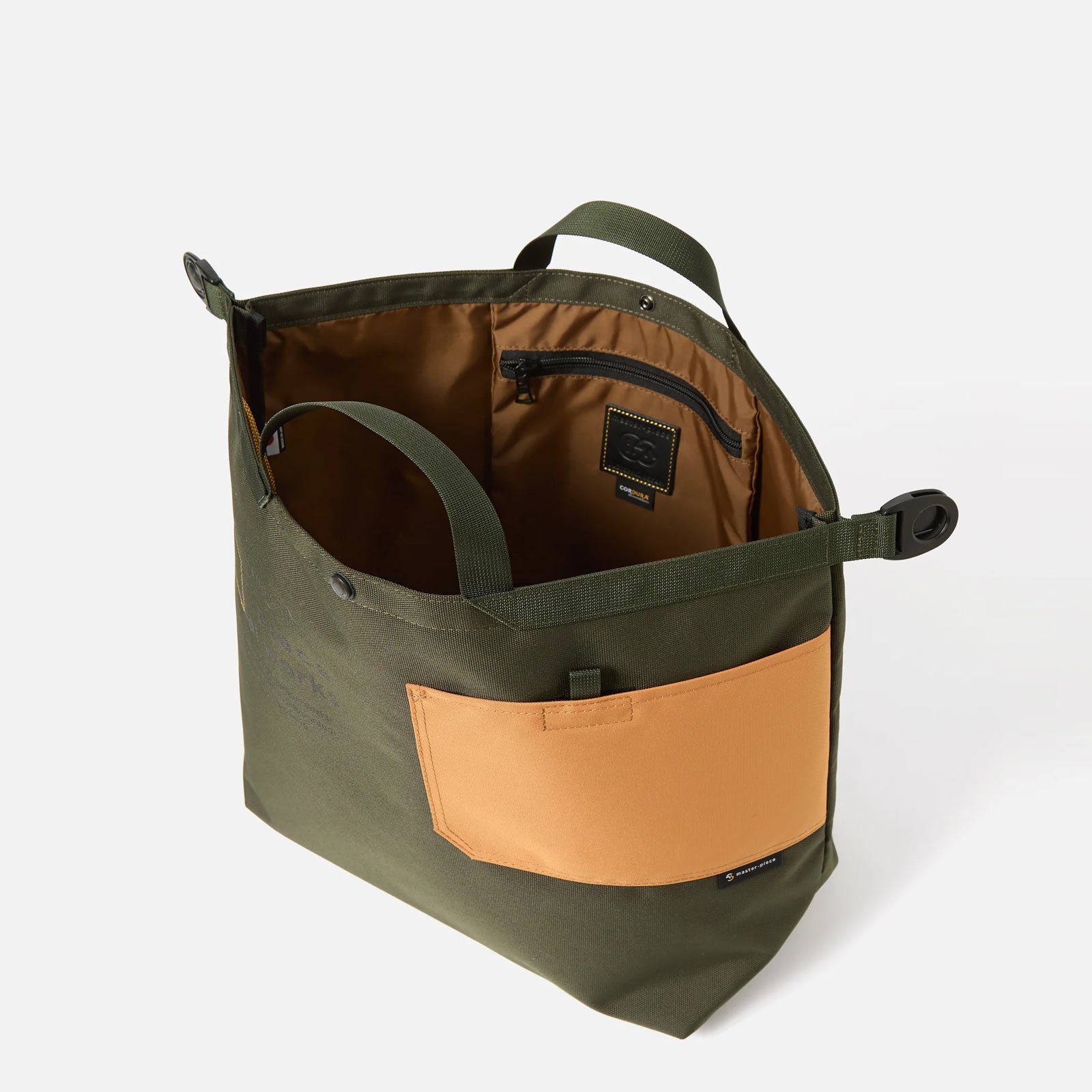master-piece x Universal Works Large Tote Bag olive