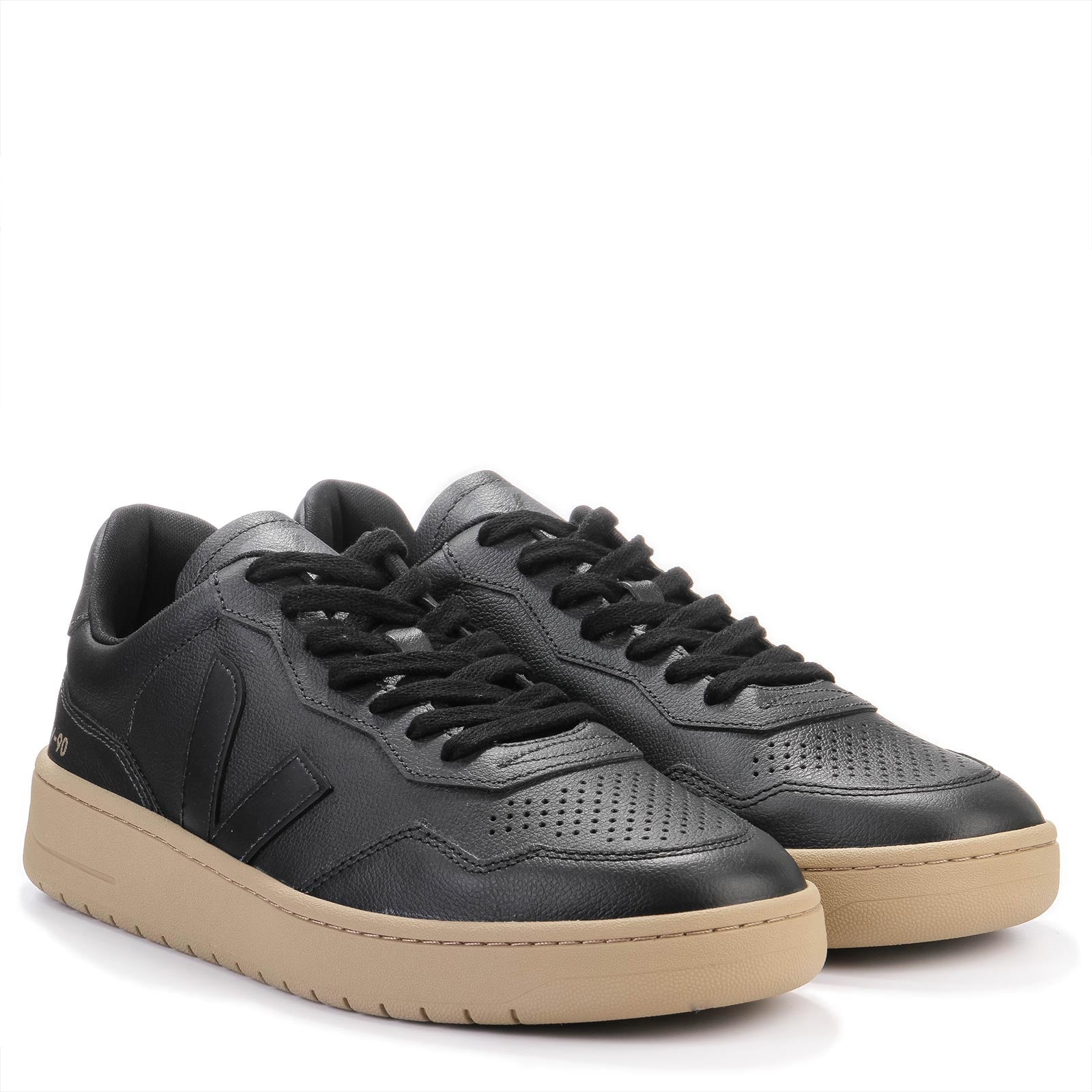 V-90 O.T Leather black/black/dune Veja