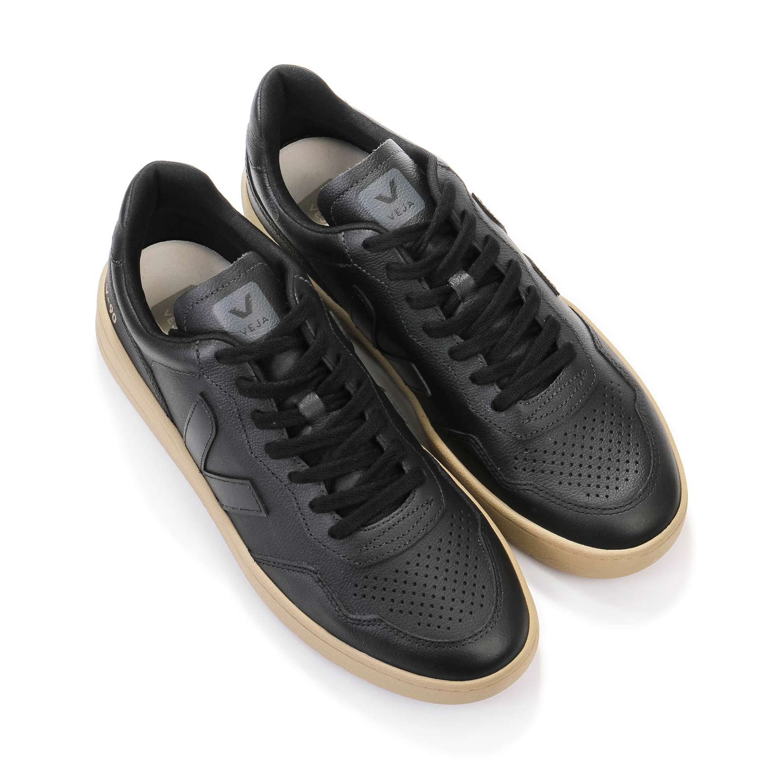 V-90 O.T Leather black/black/dune Veja