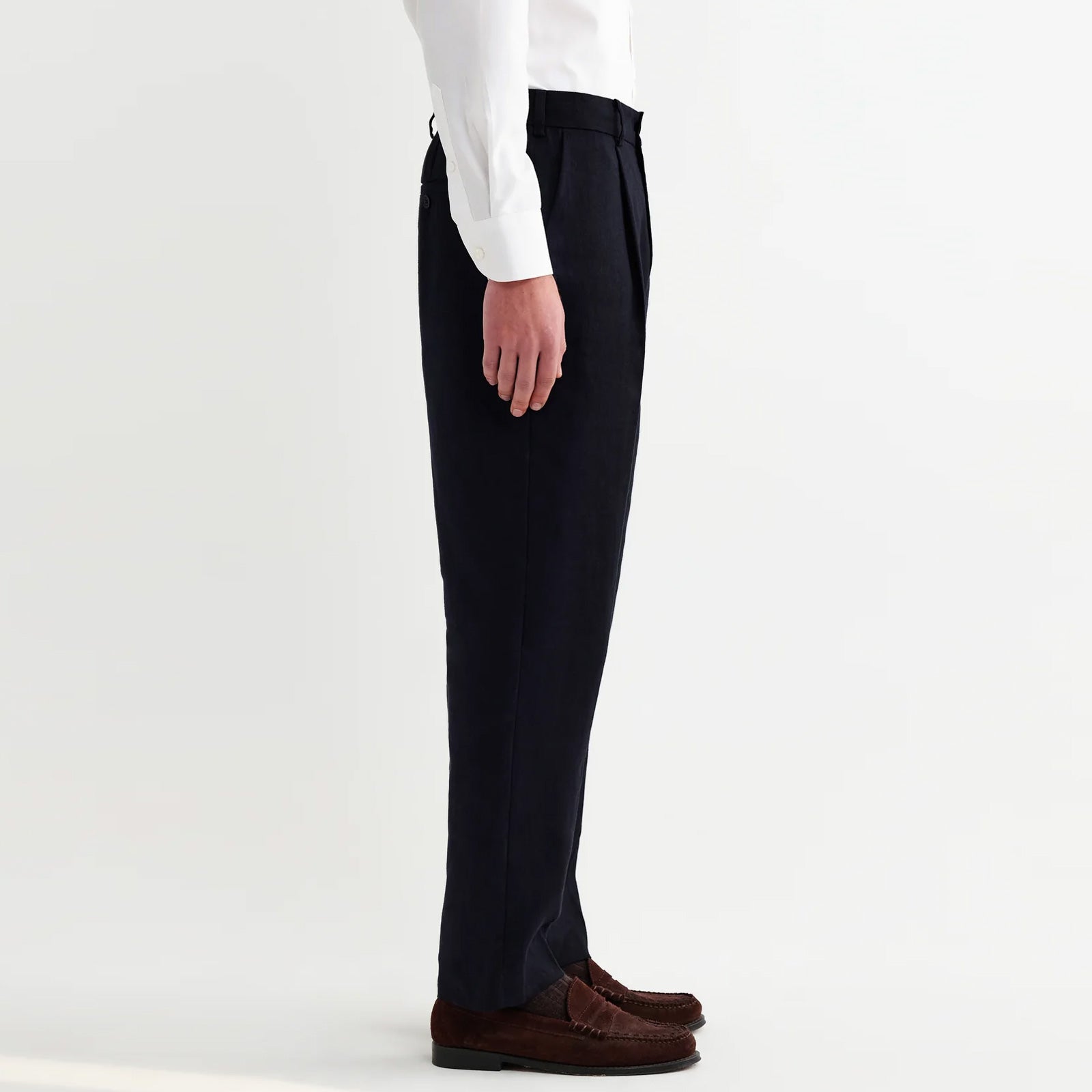 Aubyn Linen Trousers navy