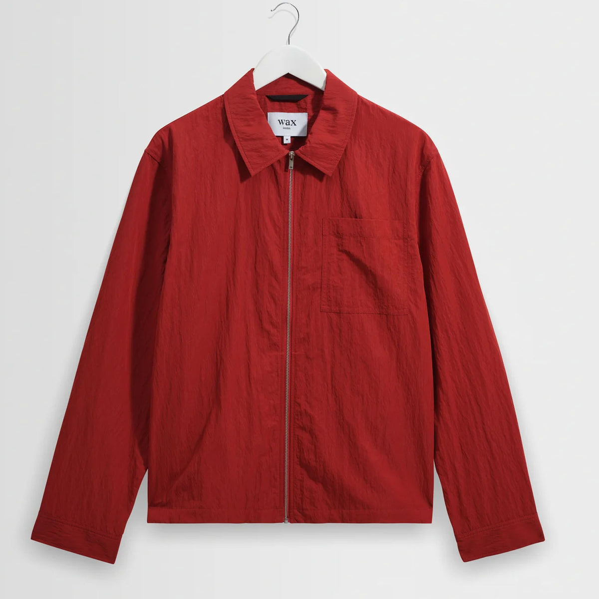 Lytton Crinkle Nylon Overshirt red