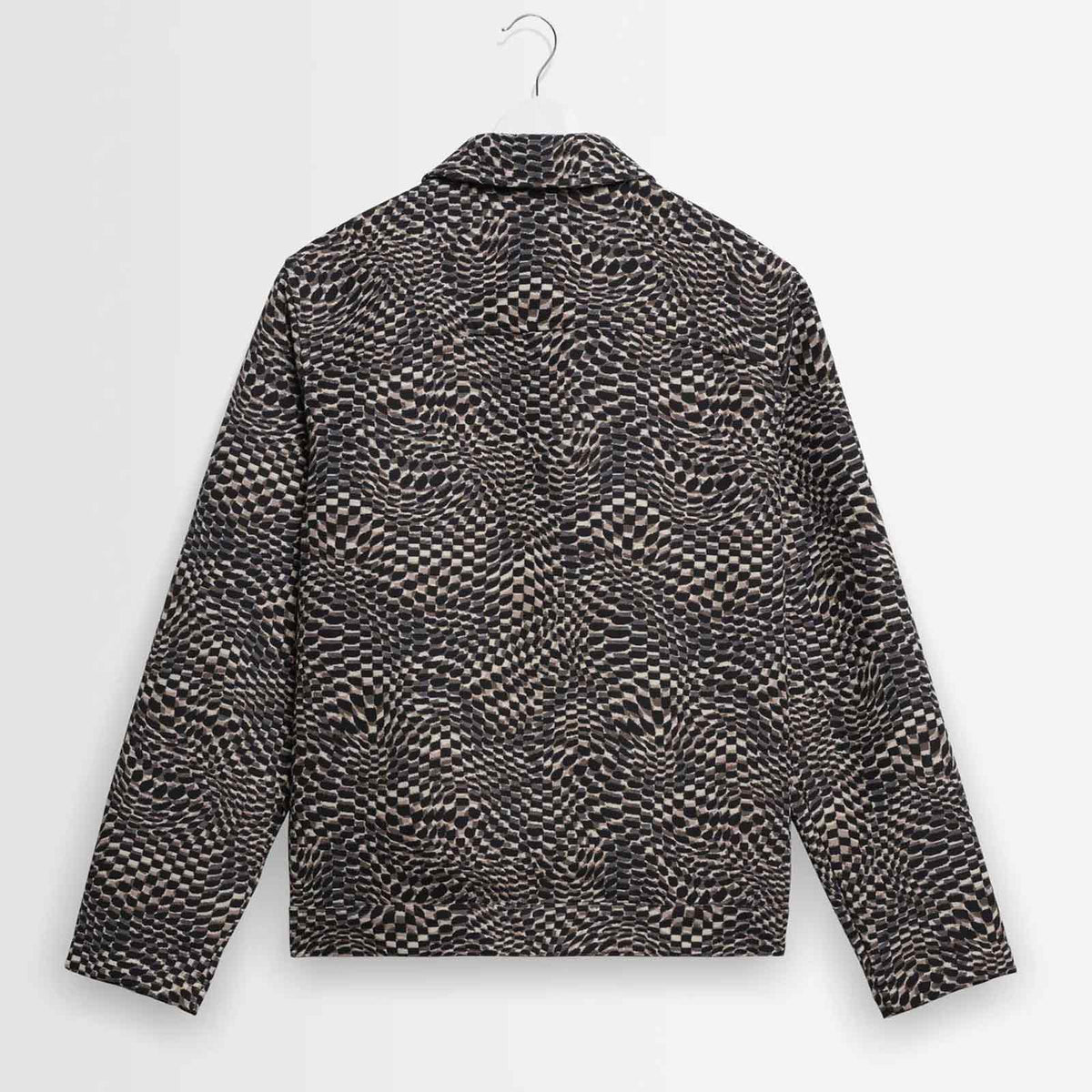 Park Geo Wave Jacquard Jacket navy/brown