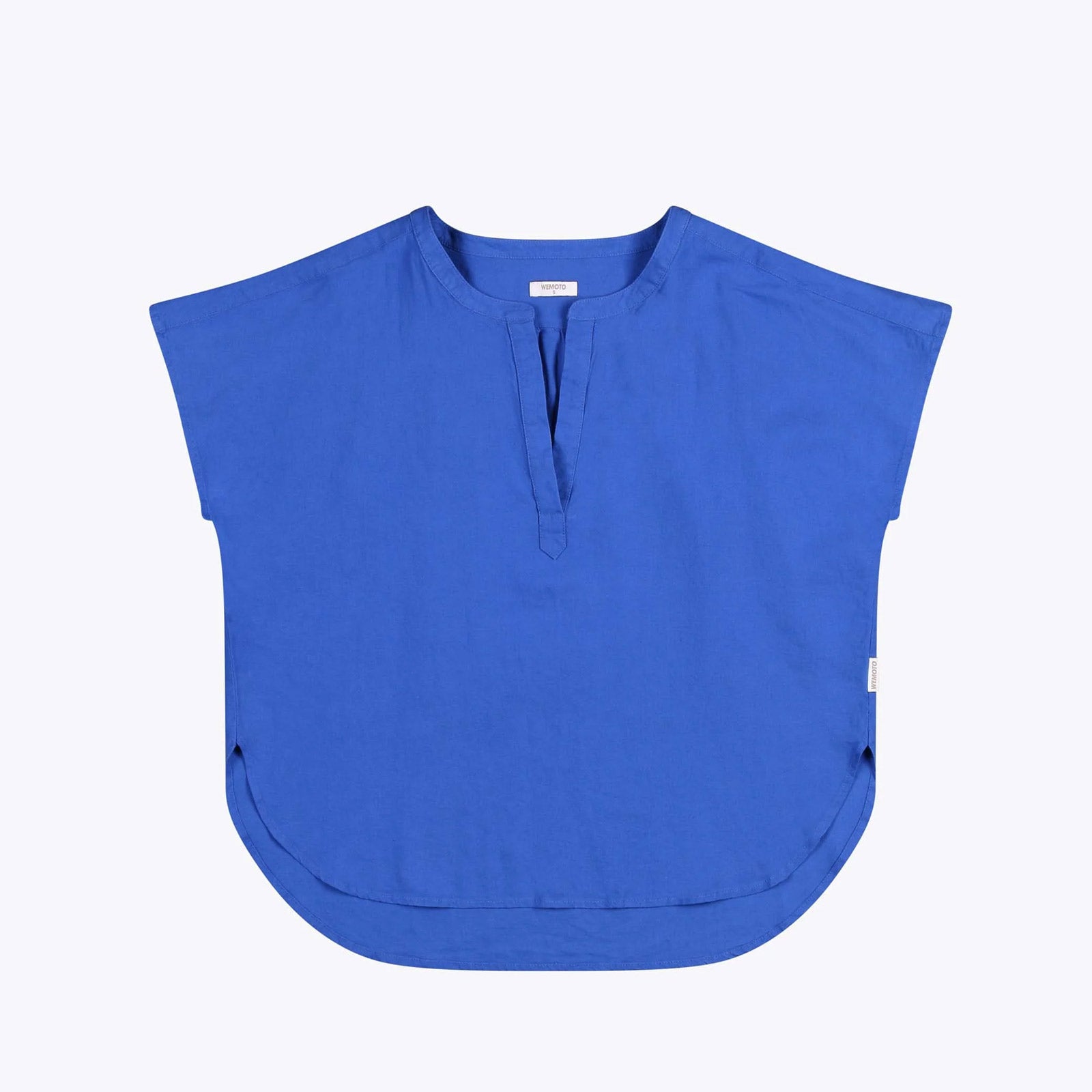 WeBea Linen Shirt royal blue