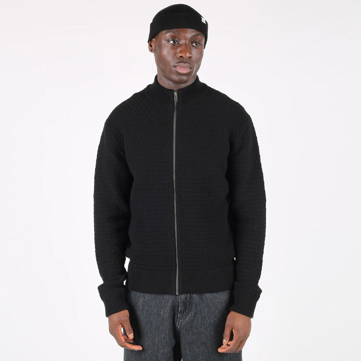 WeDanny Zip Cardigan black